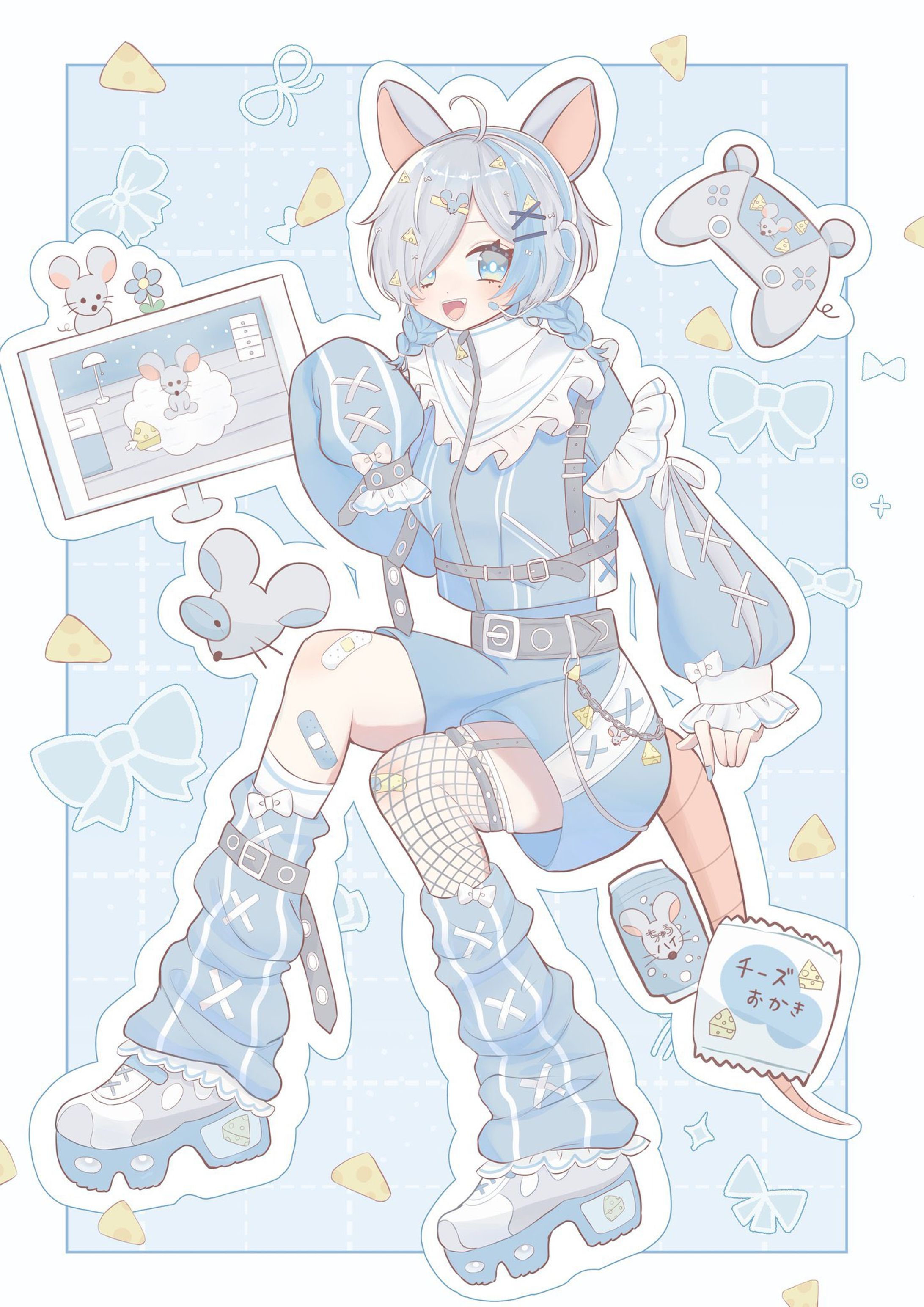 ご依頼ありがとうございました🐭🩵-1