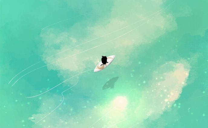 いつか出会う世界
Where Are You Going?

#artwork
#illustration
#キリトリセカイ
#アート
#絵
#sky
#ネコ
#サーフボード
#sea
#summer
#chiiukokoneka