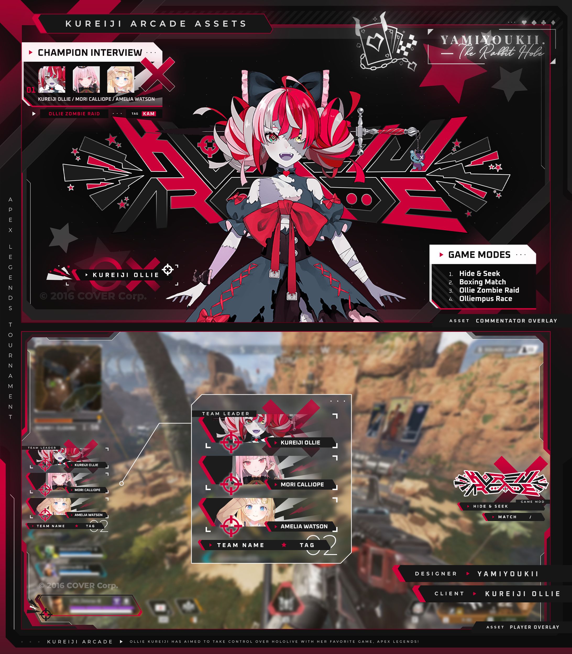 【Overlay】 Kureiji Ollie ホロライブID-1