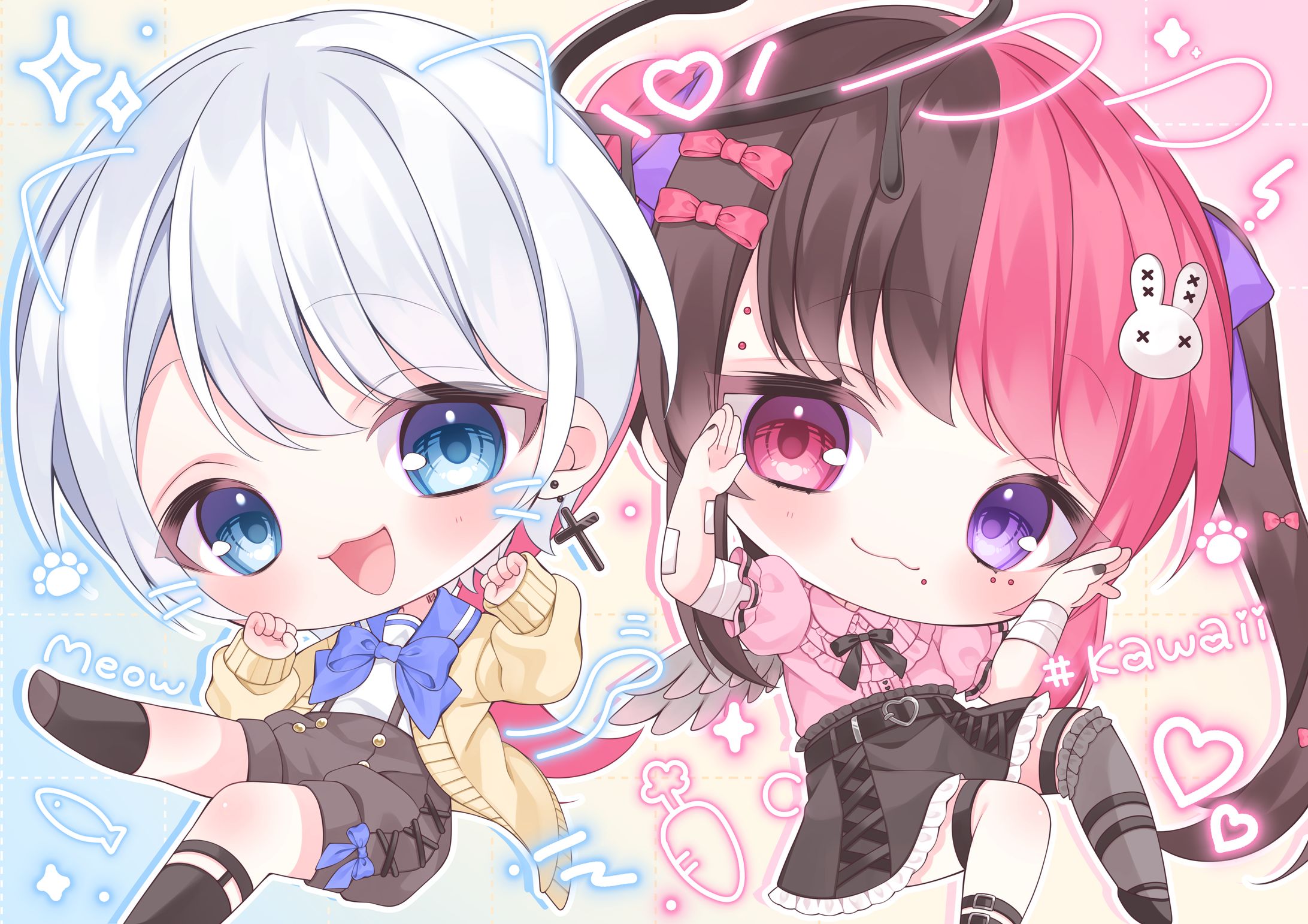 るだっくん様、ししのうさ様 イラスト-1