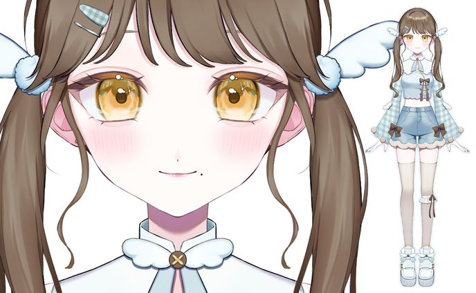 Live2D立ち絵/天羽みなみ様