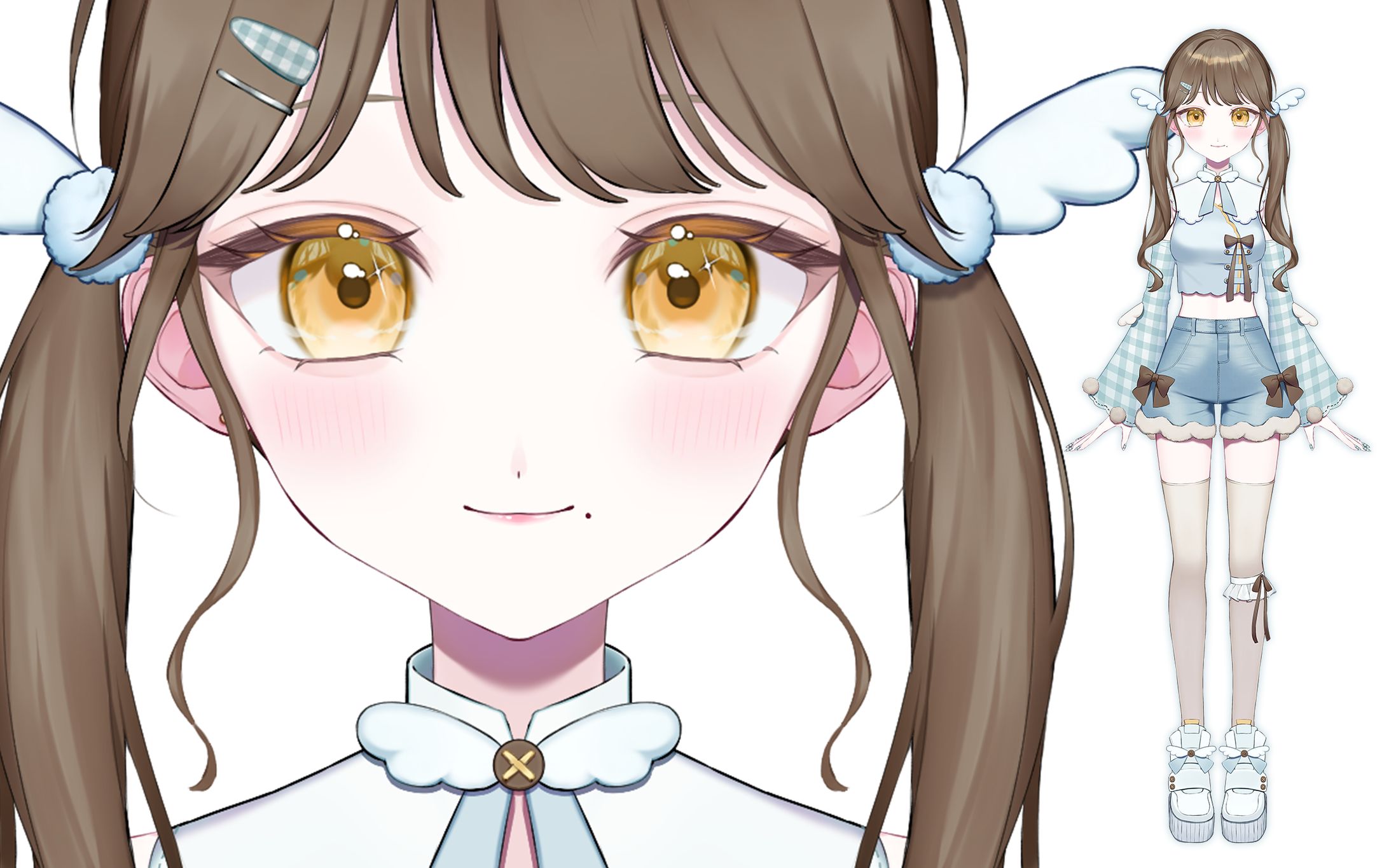 Live2D立ち絵/天羽みなみ様-1