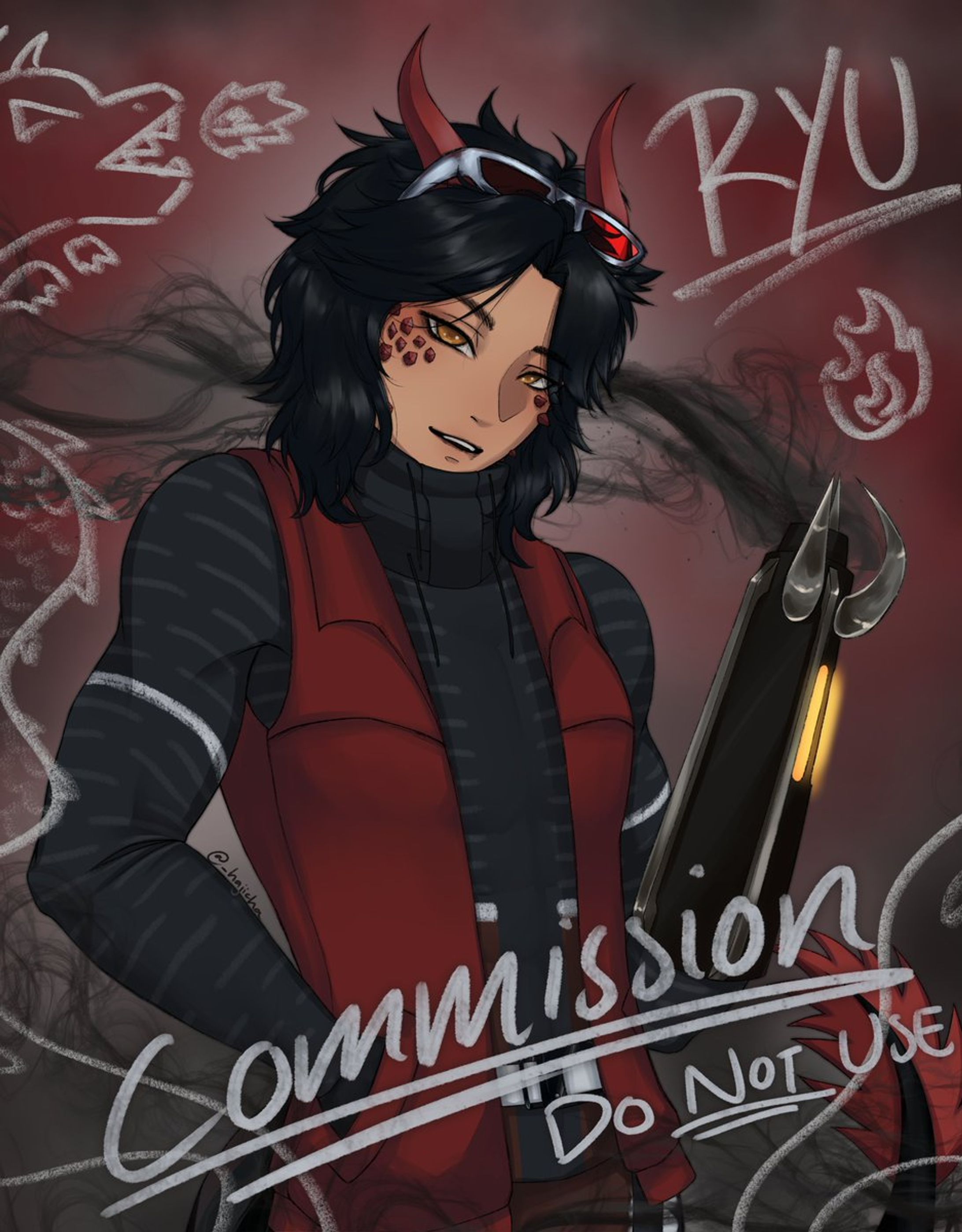 Coloured Sketch Commission-1