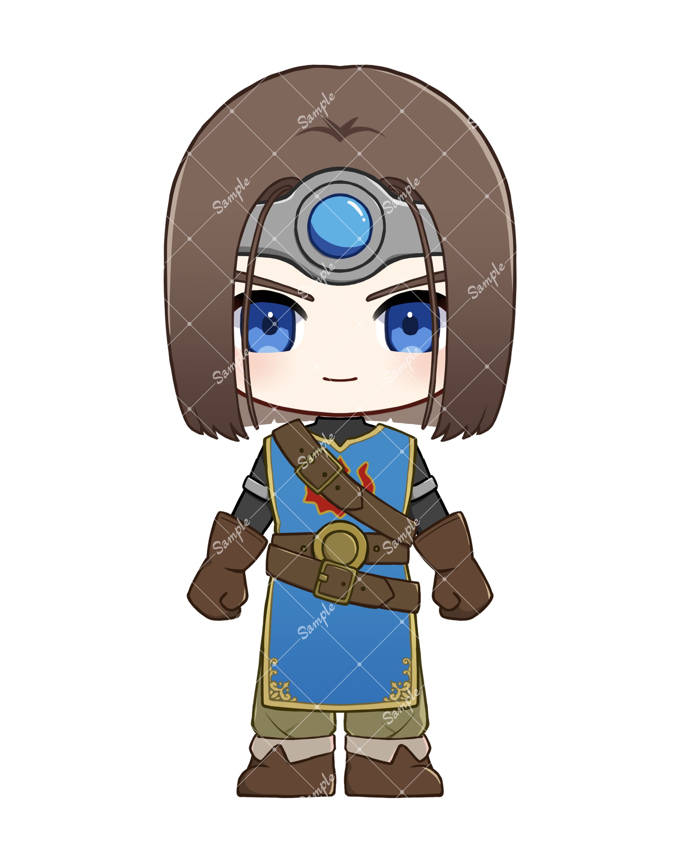 【FA】パーツ分けミニキャライラスト-1