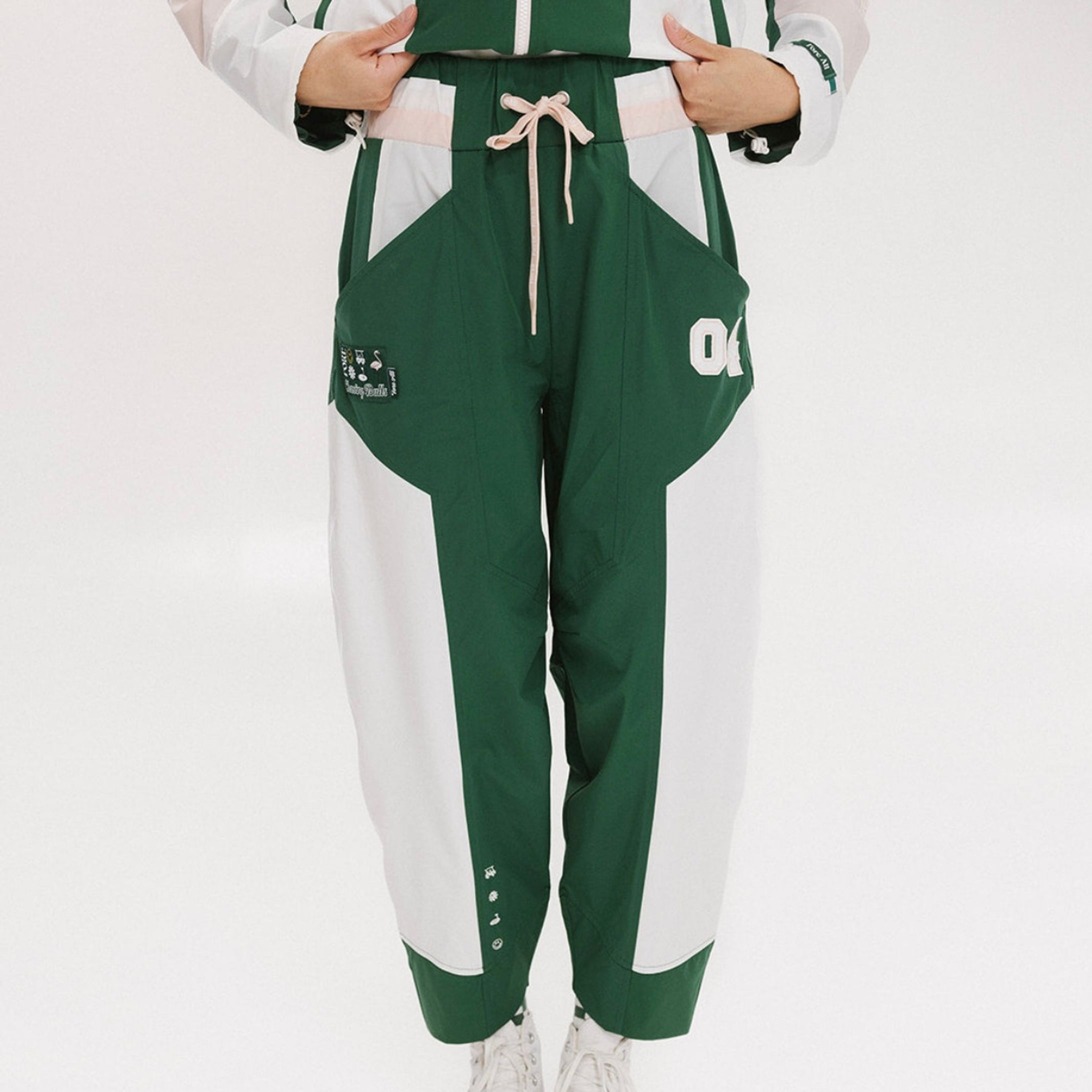【完売】　Caitlin Warm-Up Pant - Green/Pink ￥29.300（税込）-1