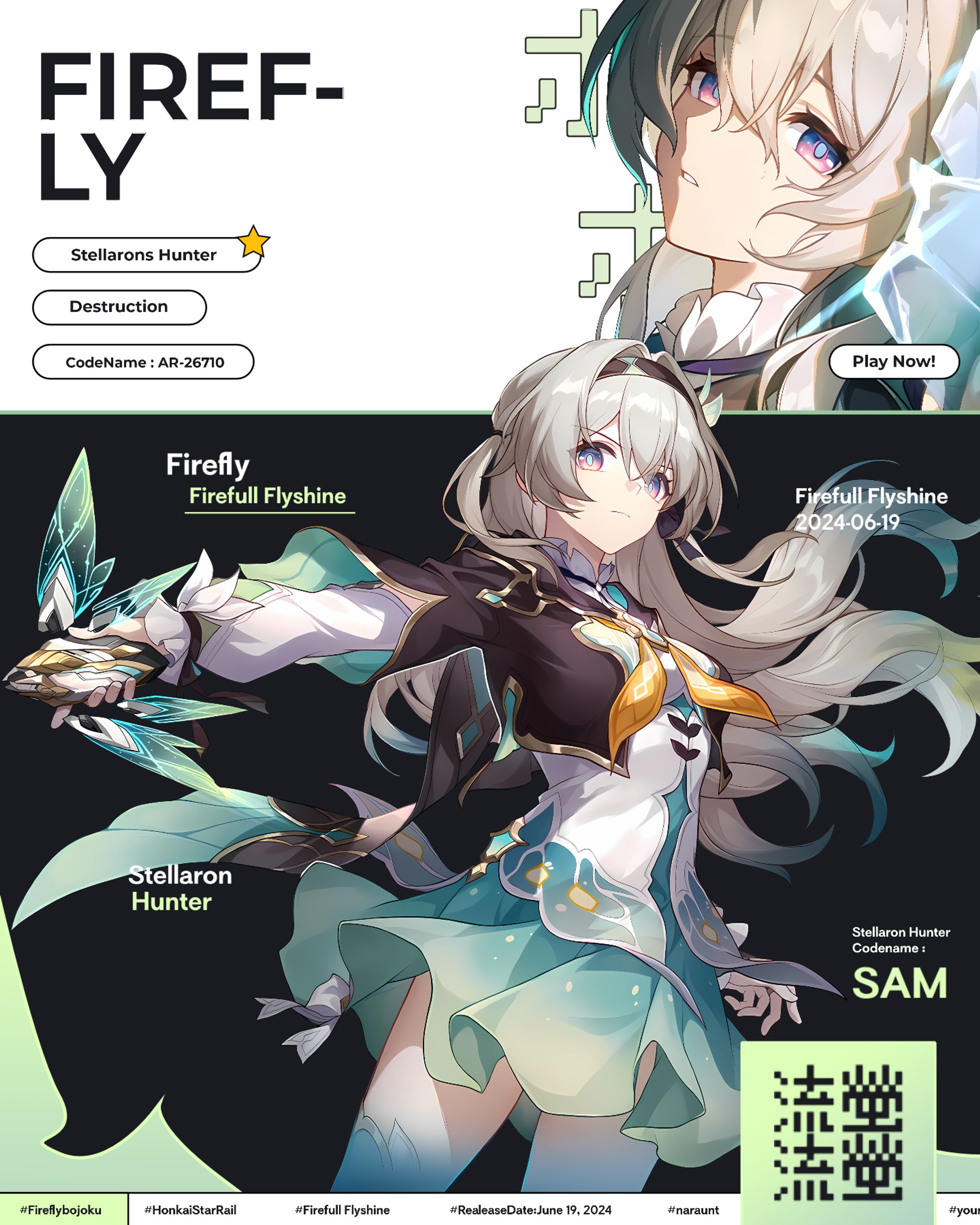 Firefly Poster (Honkai : Star Rail)-1