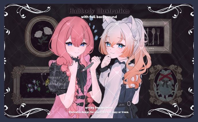 Halfbody Illustration