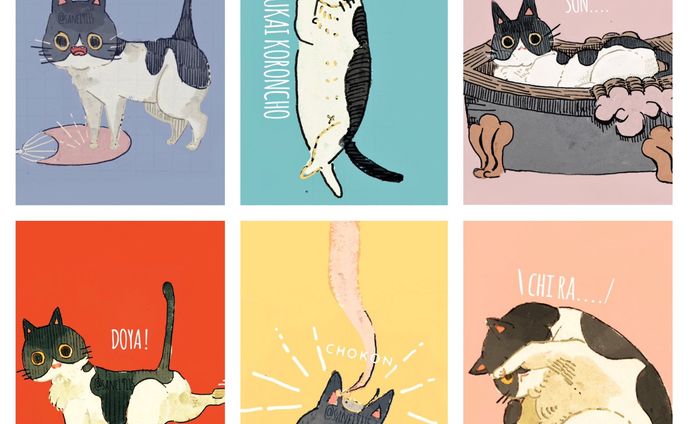 【イラスト】個人製作-ねこ