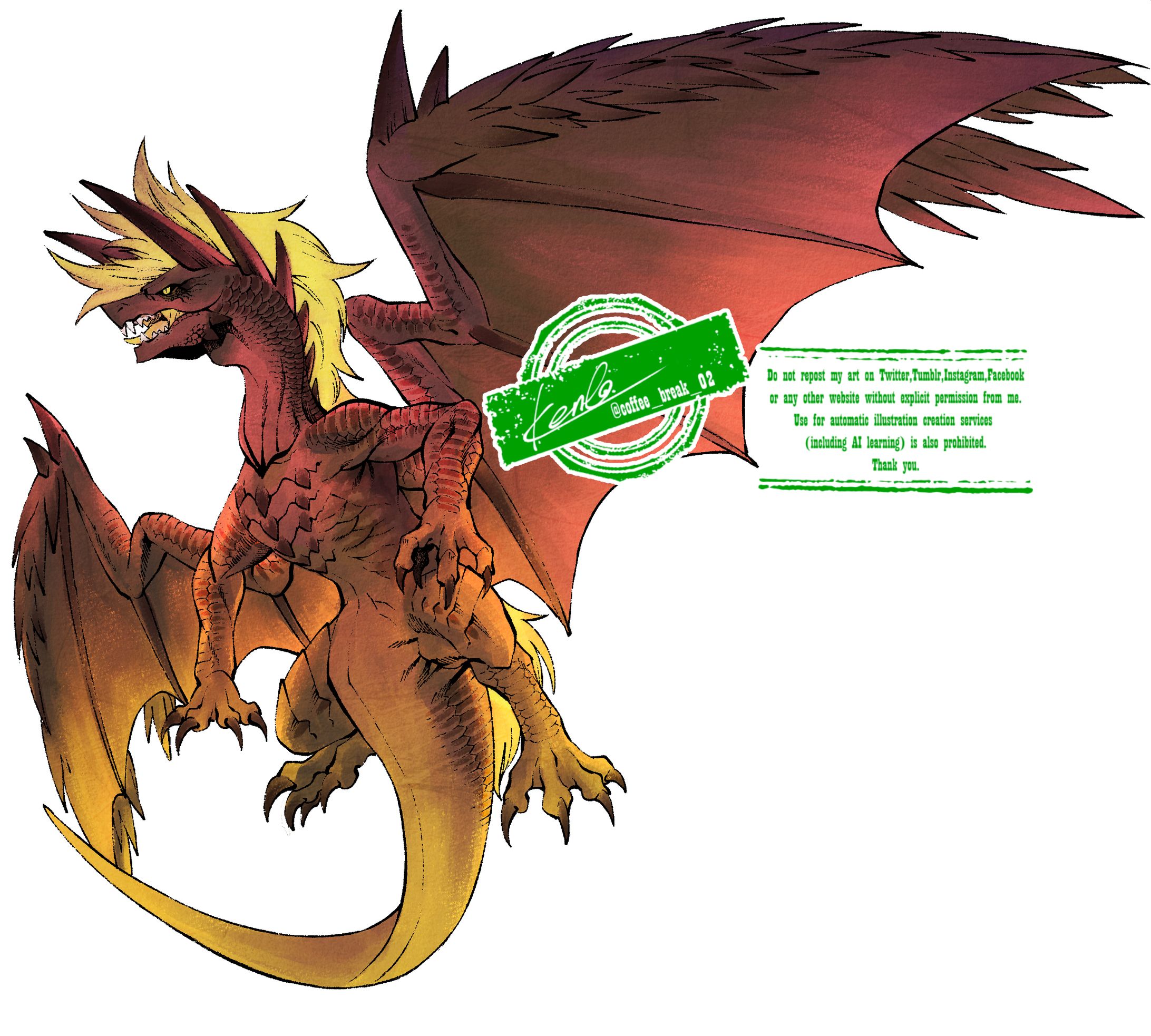 ドラゴン　キャラクターデザイン②-1