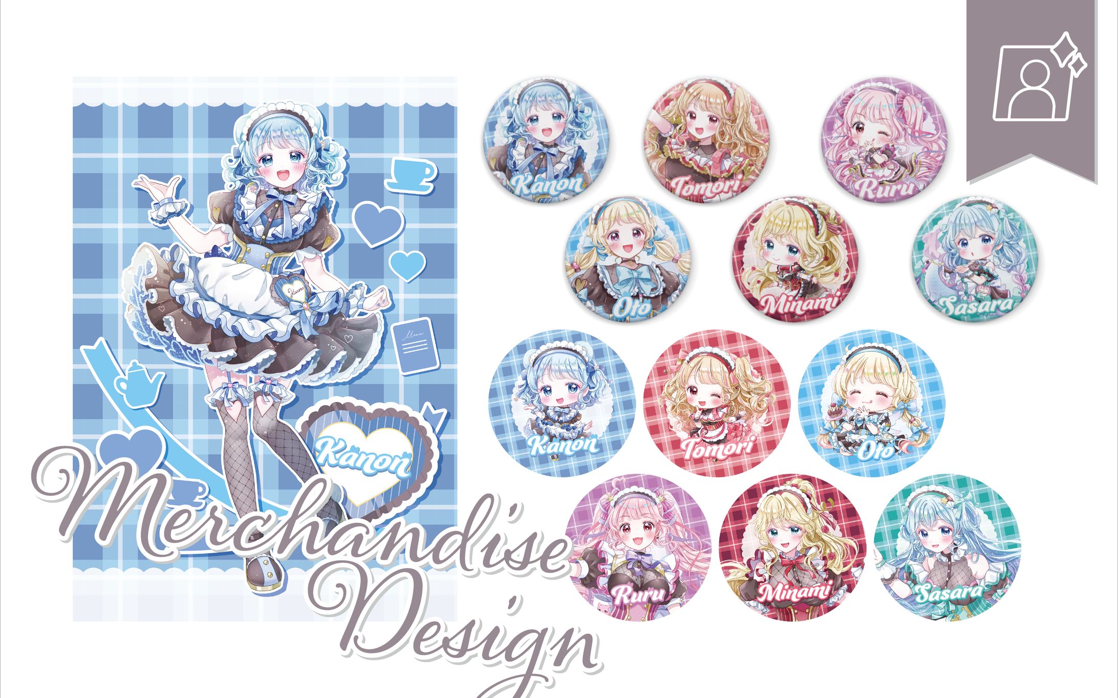 [グッズデザイン]彩羽かのんさま-1