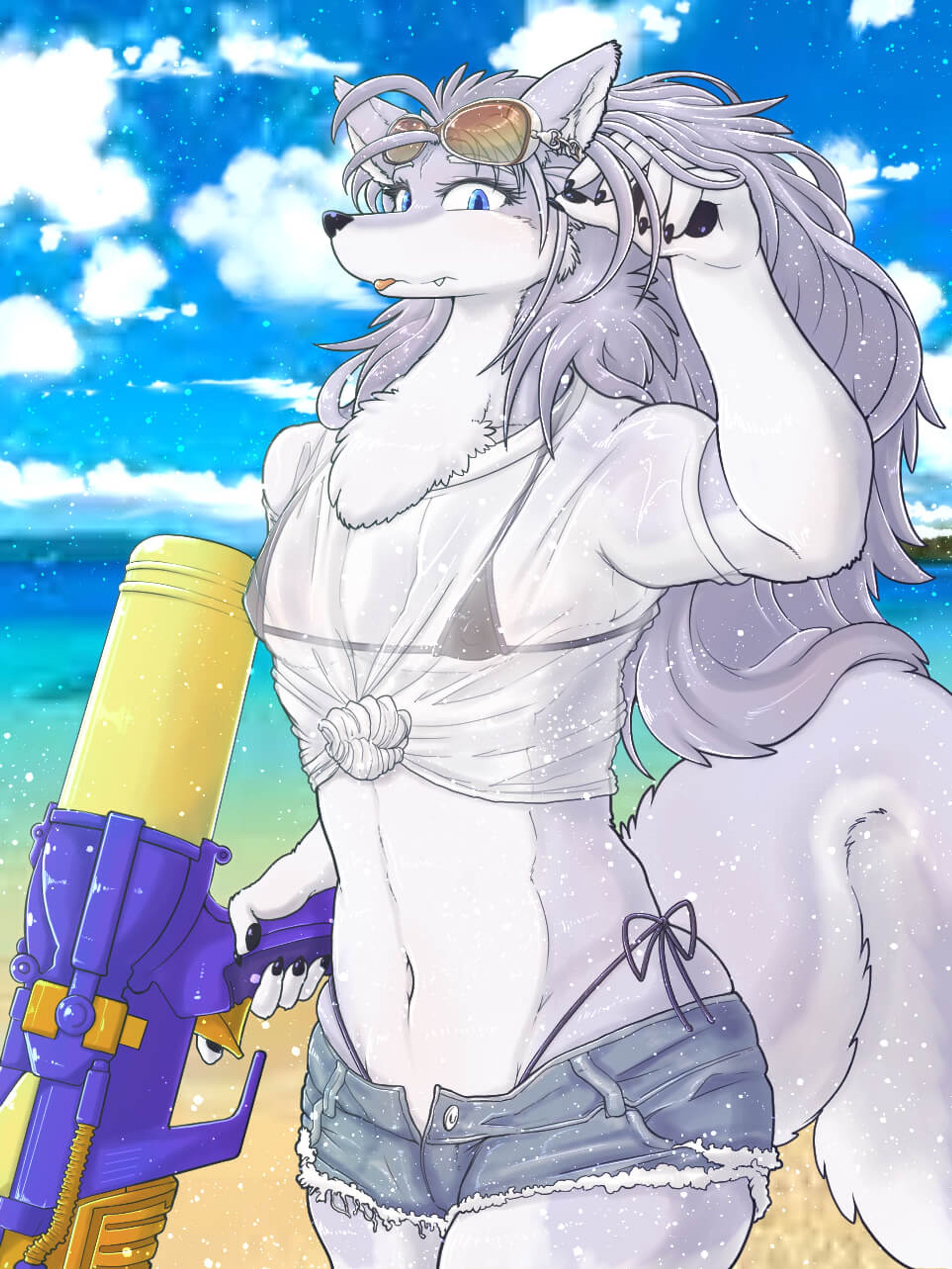 SCP職員　三峰隊長全体カラー(背景微有)-1