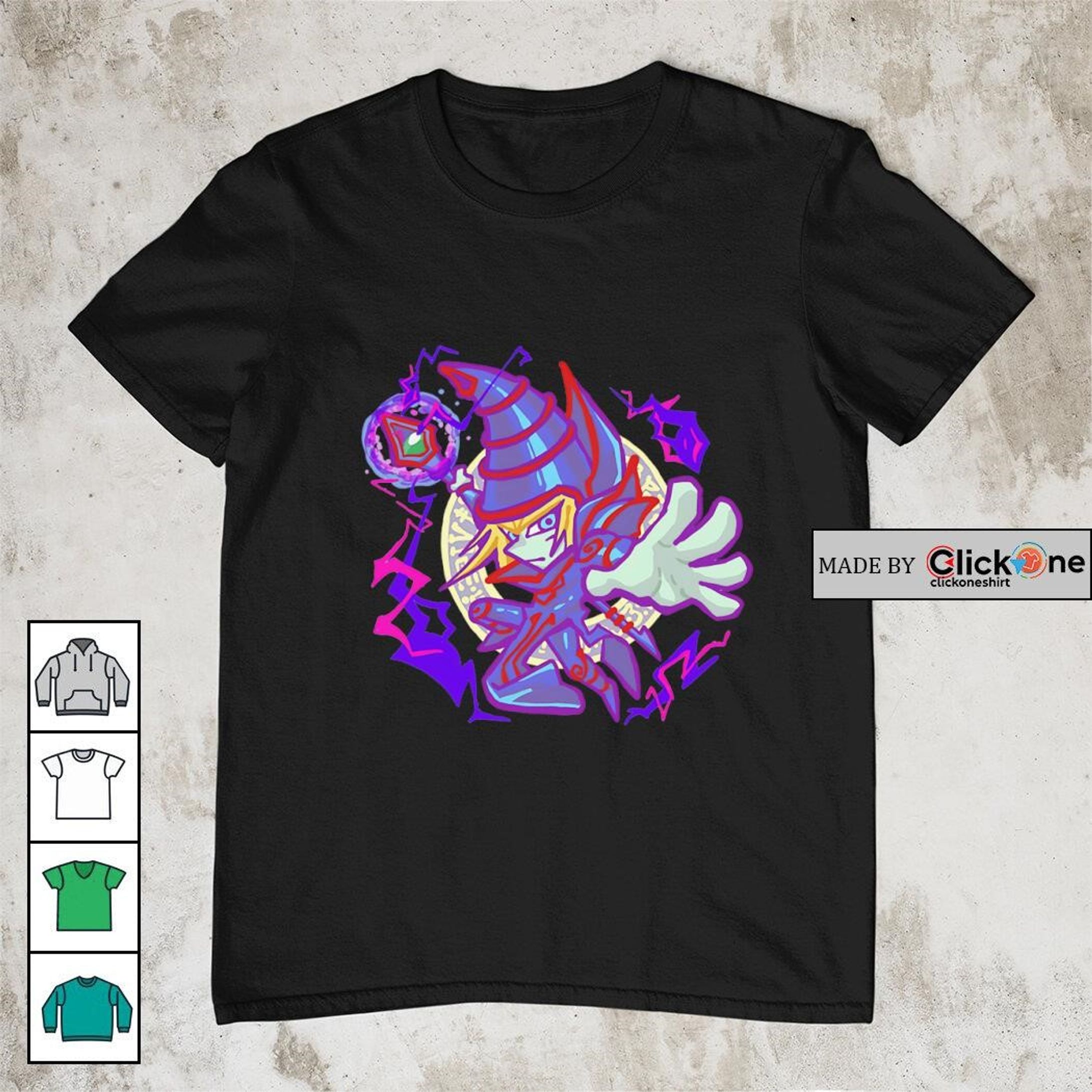 Arcane Chibi Mage – Anime Tribute Graphic Shirt-1