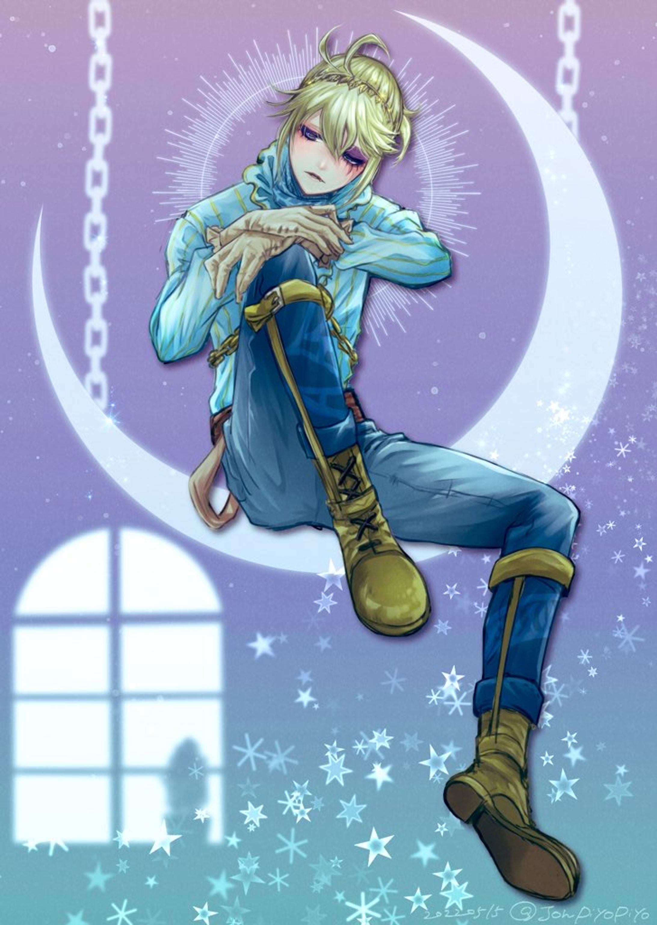 二次創作イラスト-1