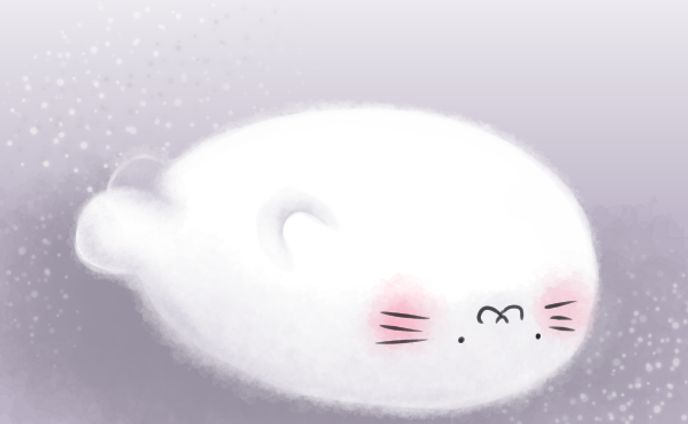 イラスト、あざらし