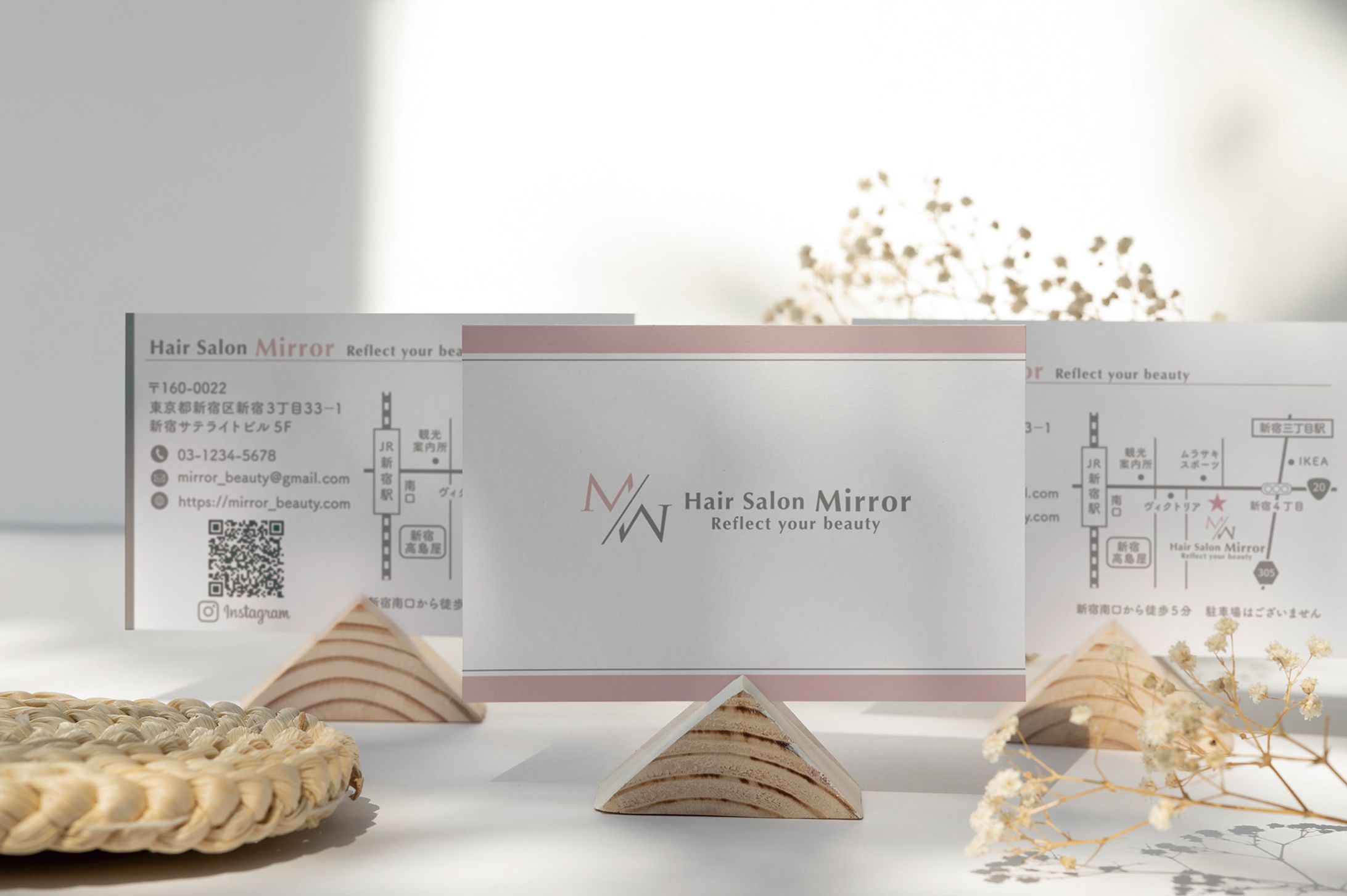 Shop Card：Hair Salon Mirror-1