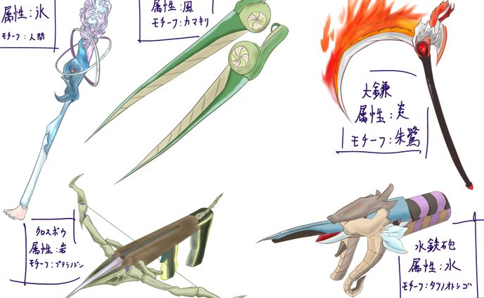 武器デザイン