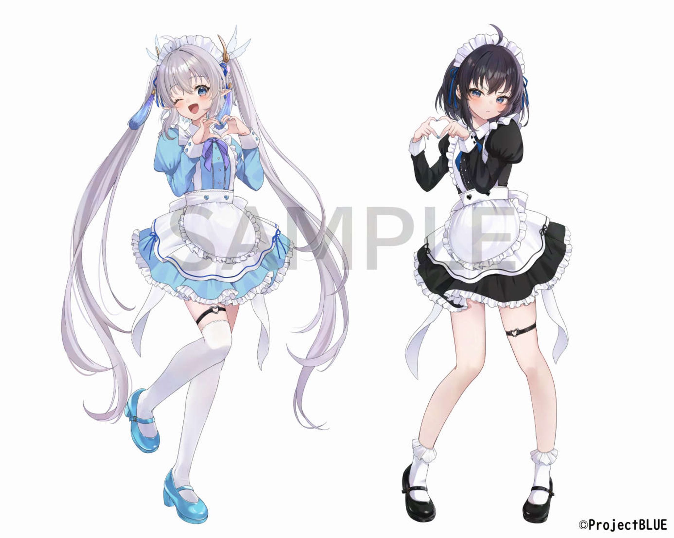 【work】ぷろぶる所属　ぷろぶる所属 エルセ様＆凪様　バレンタイングッズイラスト-1