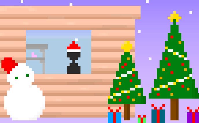 クリスマス（ドット絵）