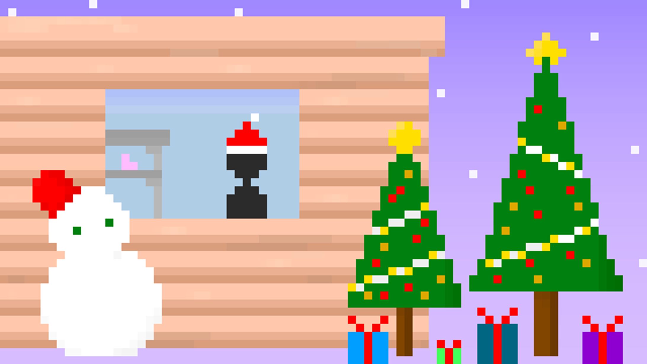 クリスマス（ドット絵）-1