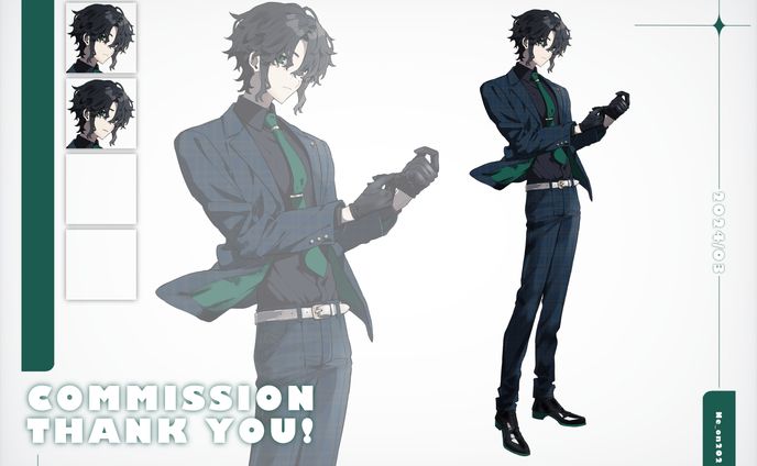 【ご依頼】TRPG立ち絵 / 2024.02