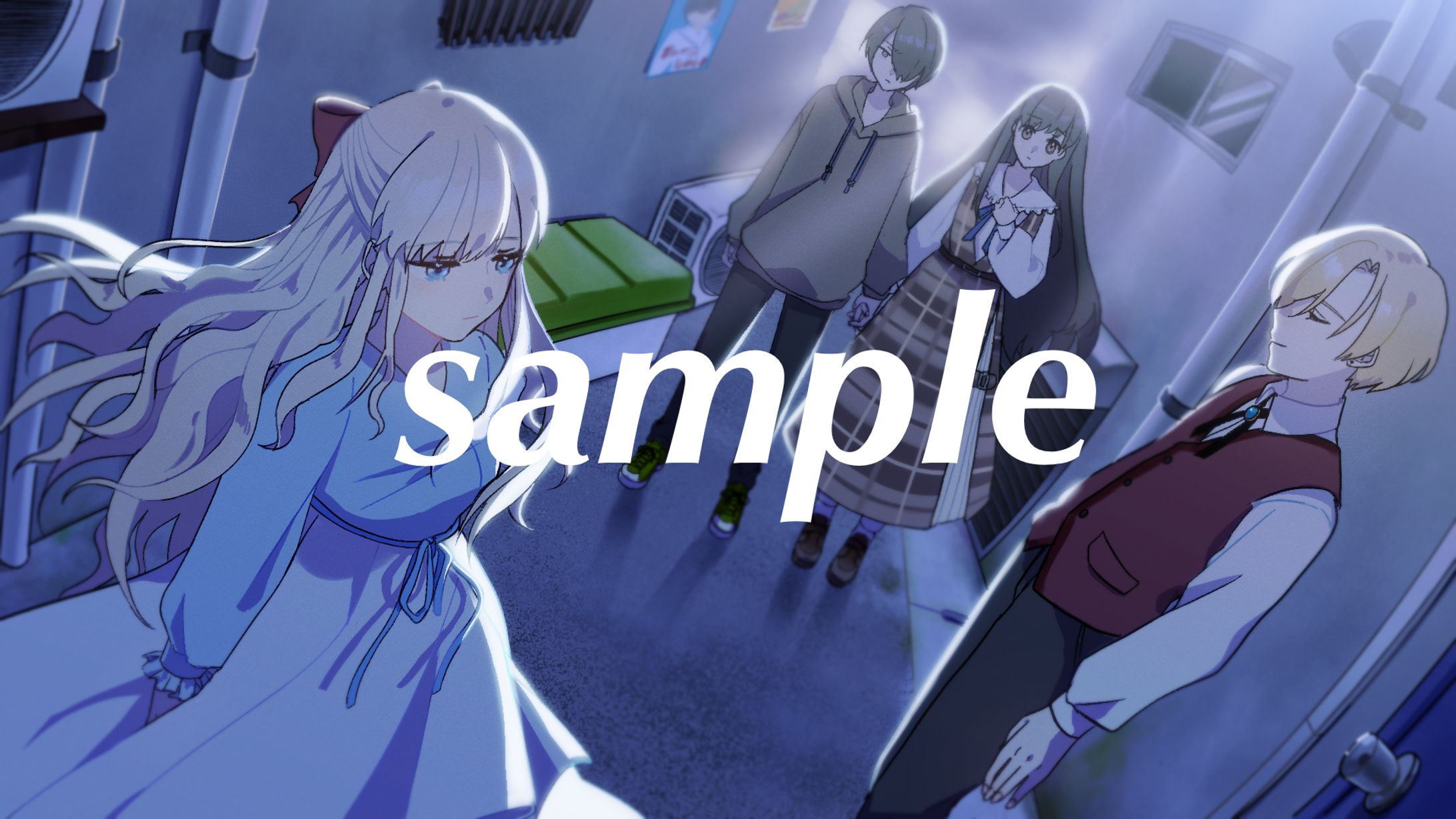 【仮面ごしの狂気～ひび割れた正義】サムネイル・キャラクターデザイン-1