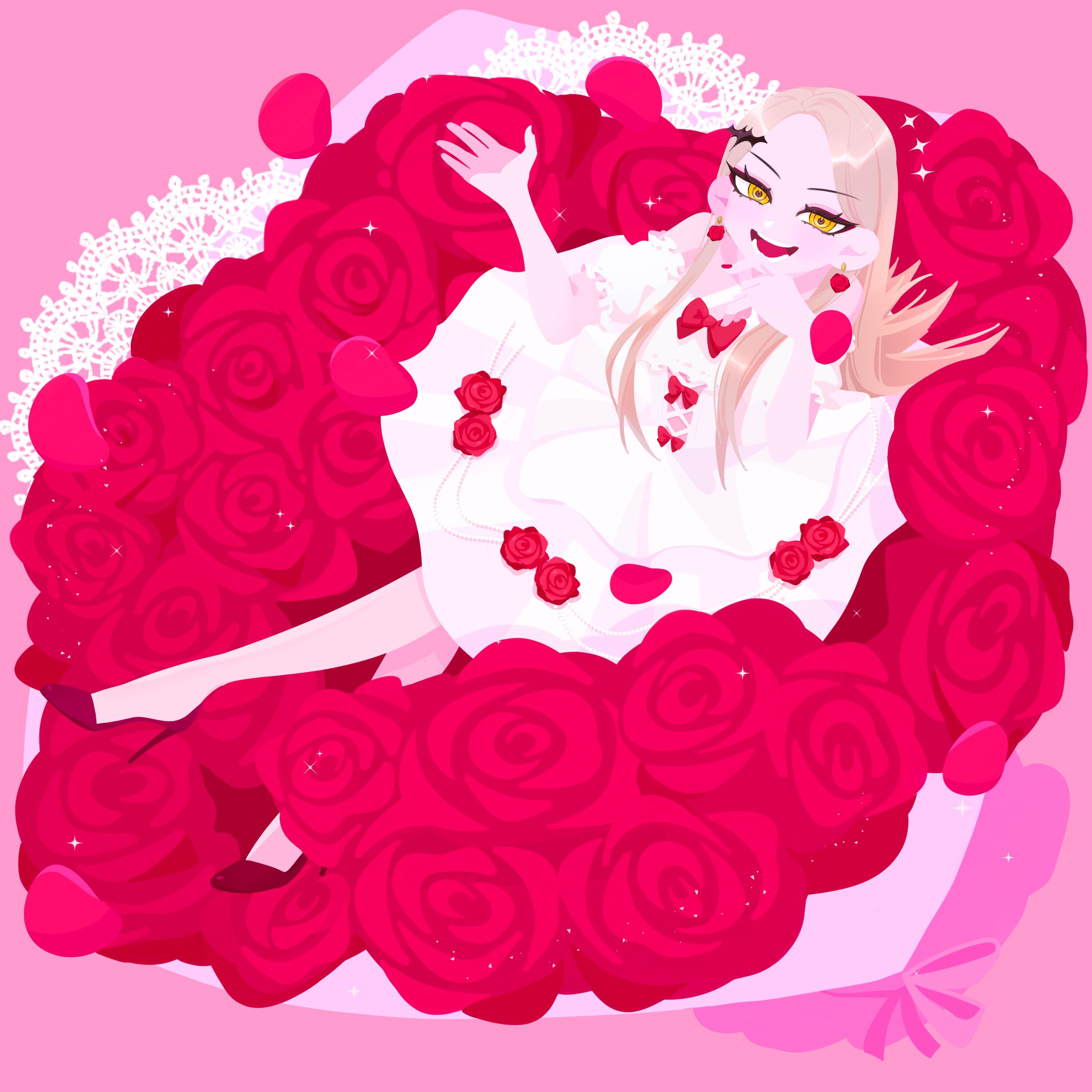 【commission】７周年グッズ用イラスト-1