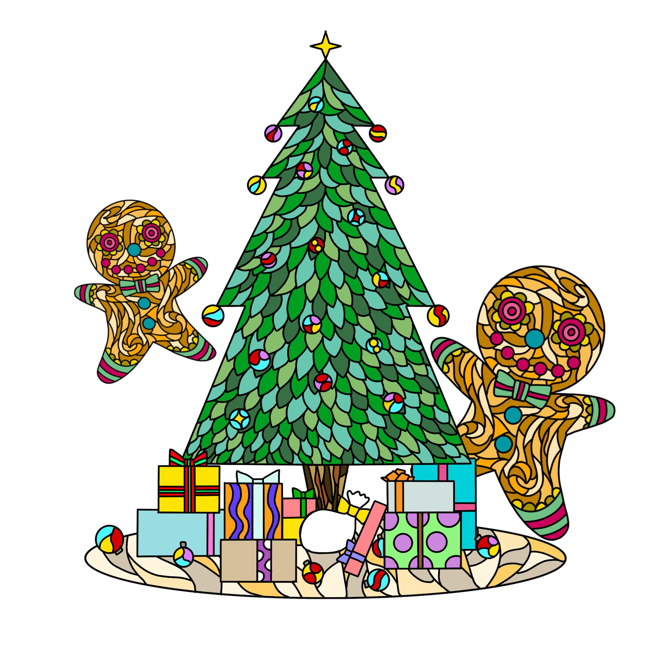 クリスマス　イラスト-1