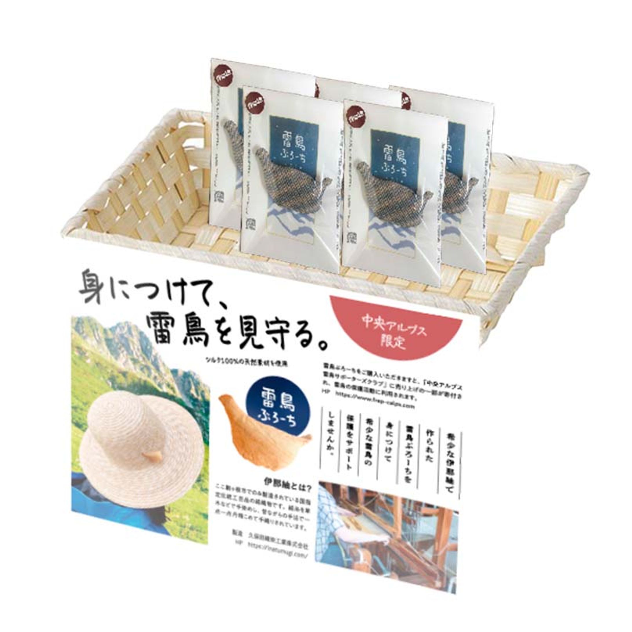 雷鳥ぶろーち販促POP-1