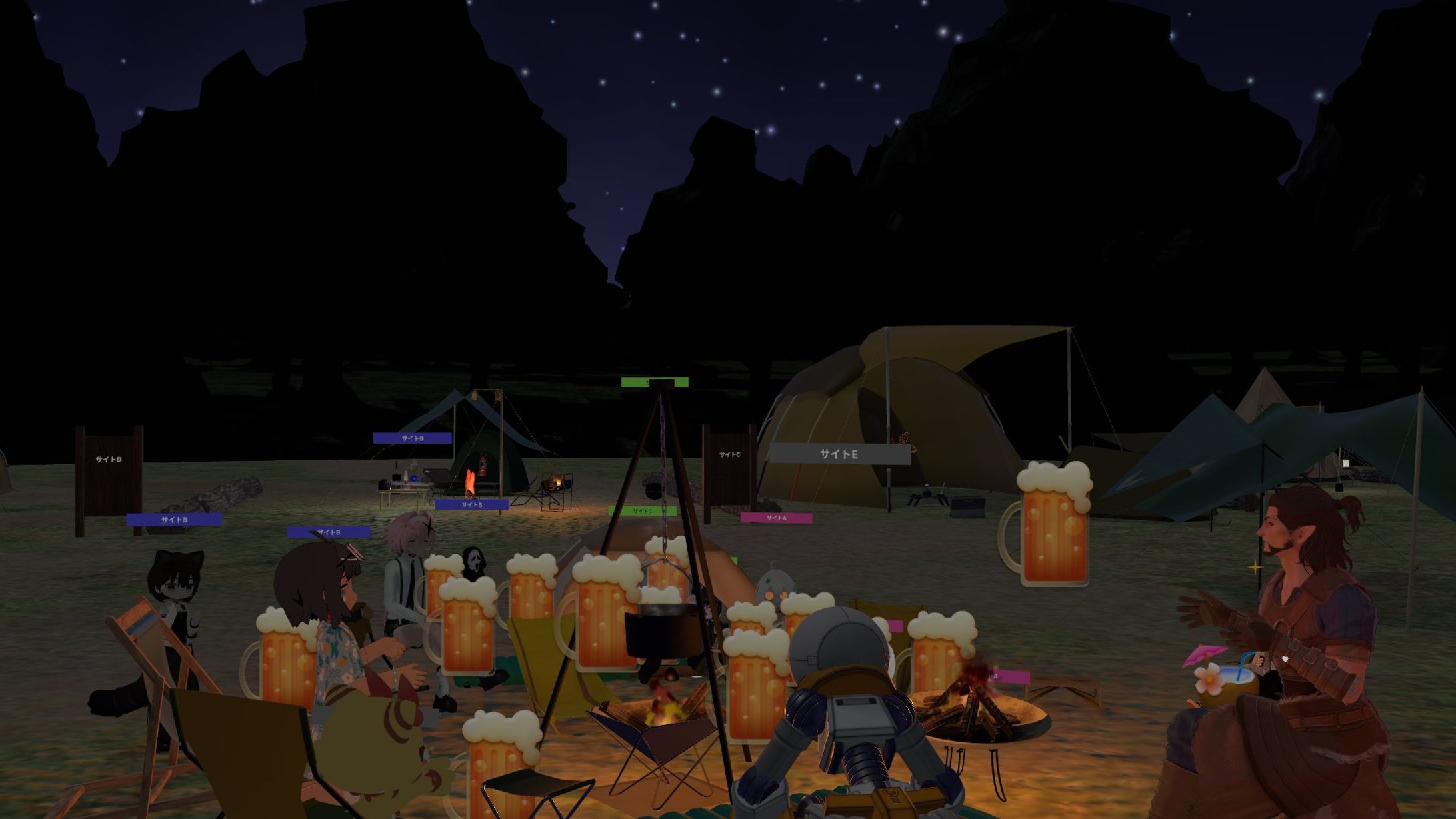 Virtual Campers VRChat  7月23日-1