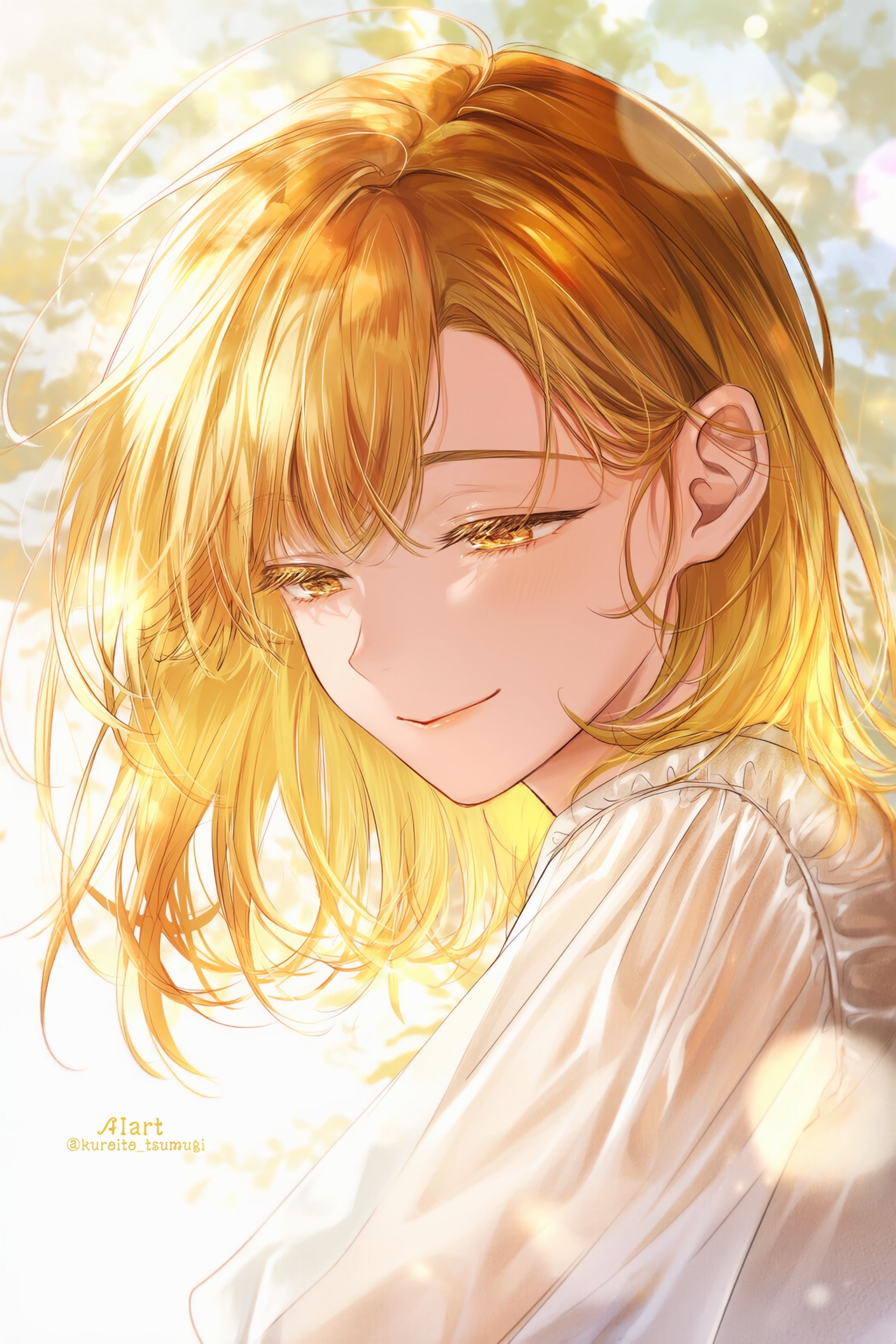 honey blonde│AIart-1