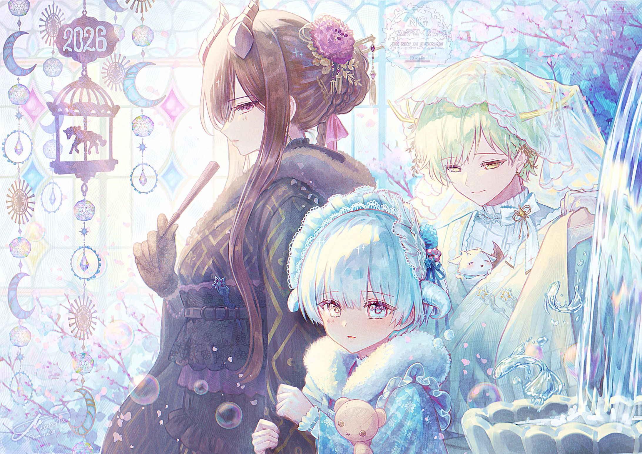 創作 2026新年イラスト-1