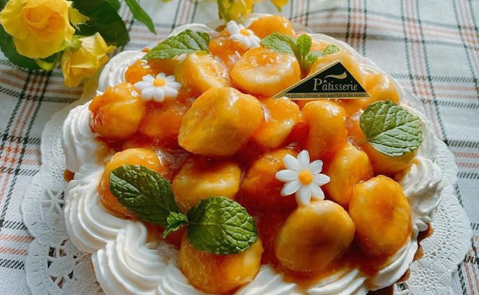 バナナキャラメルタルト