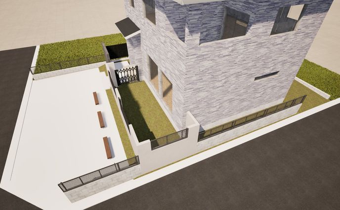 K様邸外観パース