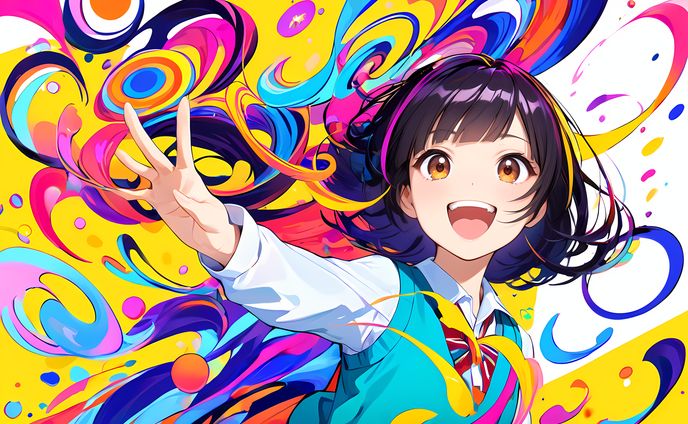 96「人生はカラフルだ！」