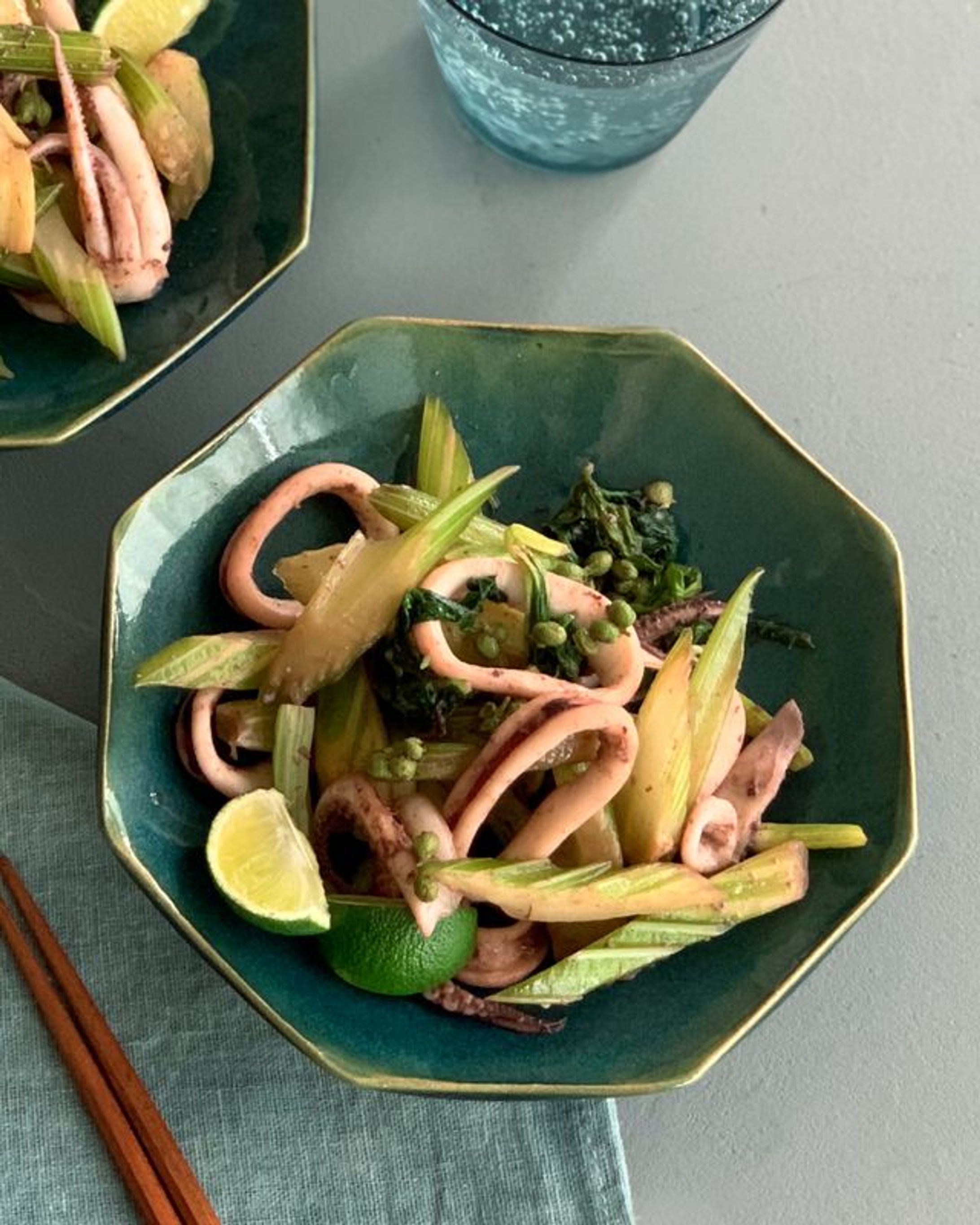 いかとセロリの実山椒炒め | ELLE gourmet [エル・グルメ]-1