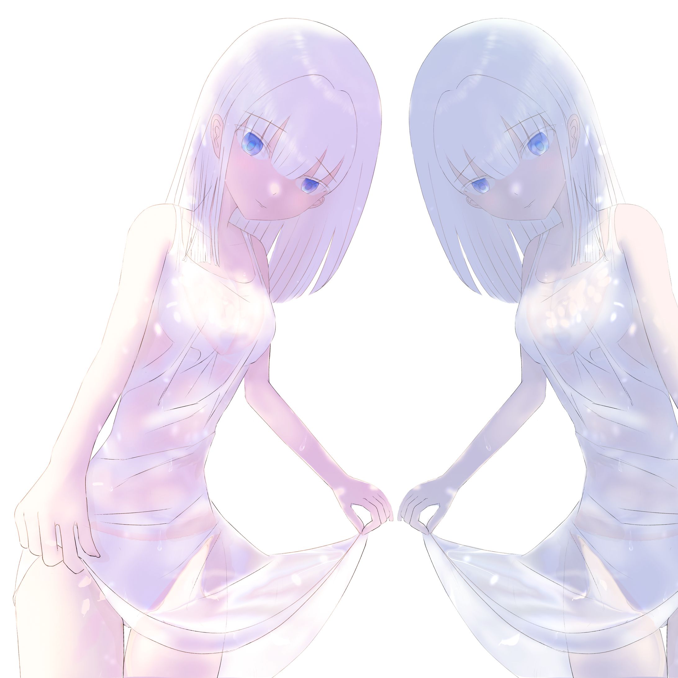 白いワンピース-1