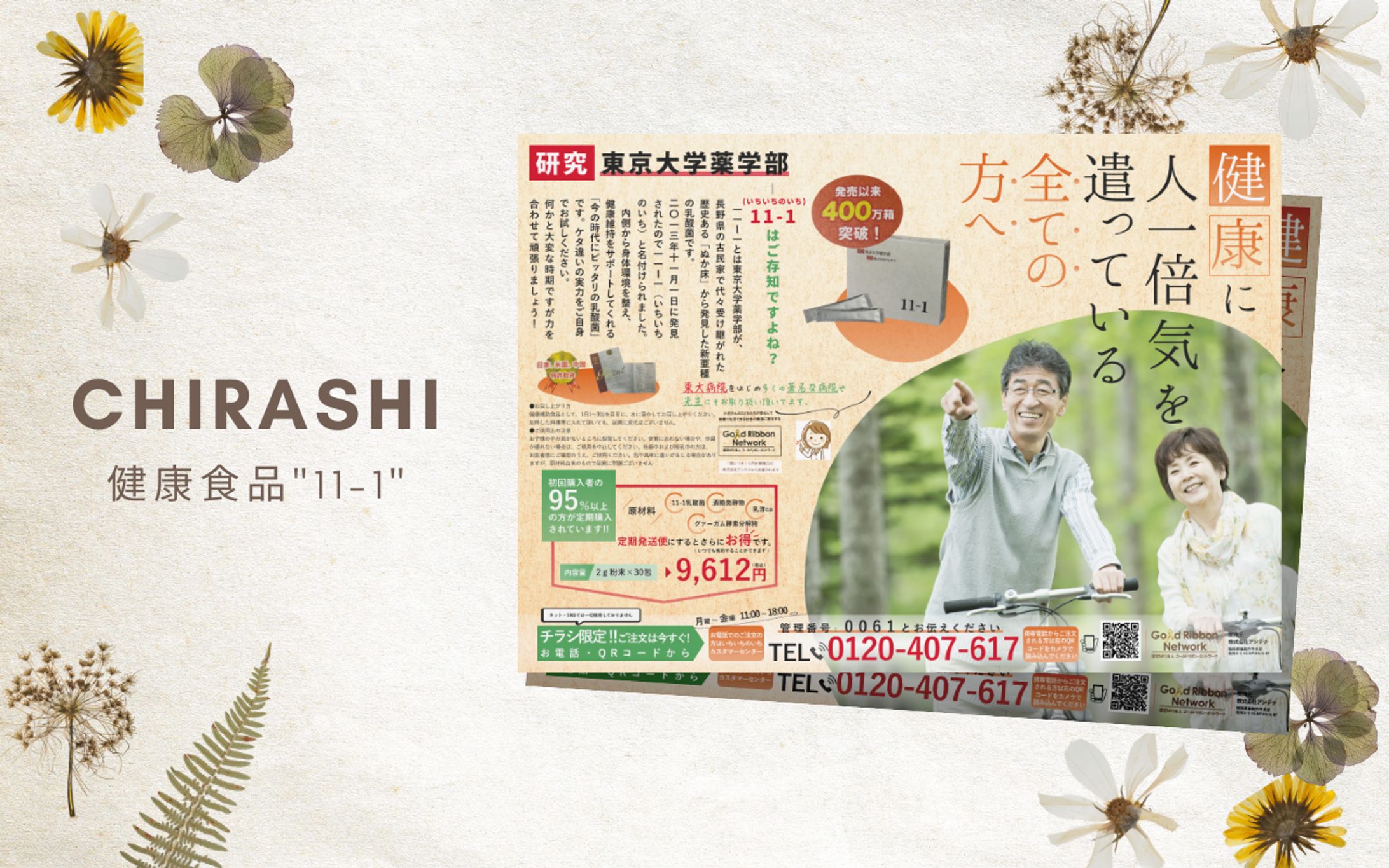 【チラシ】健康食品｜11-1様-1