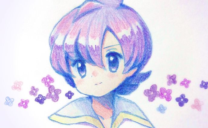色鉛筆リラちゃん　#イラスト　#お絵かき　#お絵描き　#おえかき　#illustration #illust #女の子　#女の子イラスト　#アナログ　#アナログイラスト　#アナログ絵 #ポケモン　#pokemon #ポケモンエメラルド　#リラ　#色鉛筆