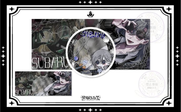 スバル様/IRIAMヘッダー＆アイコンリング