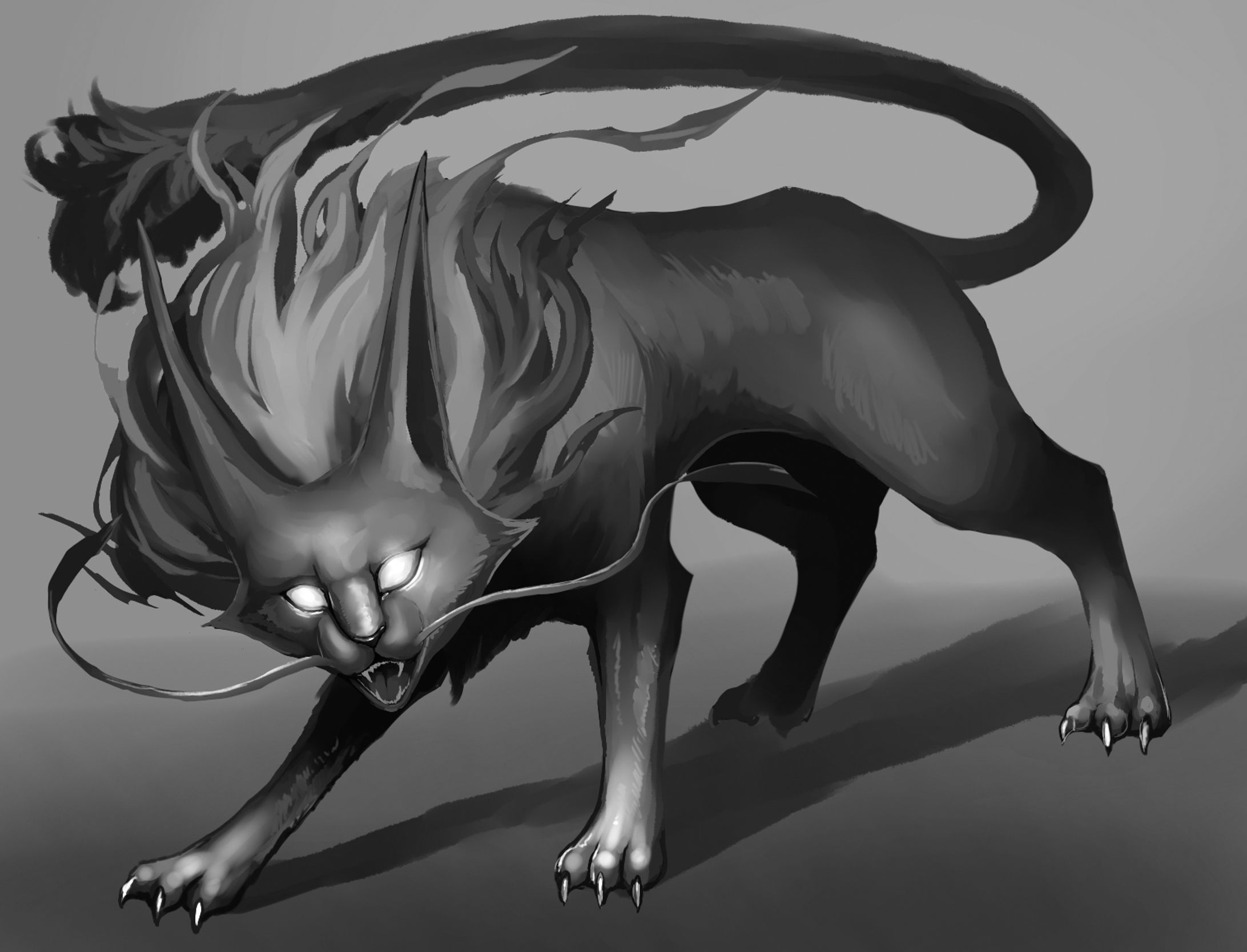 「すばる舎様：モンスター図鑑」猫鬼-1