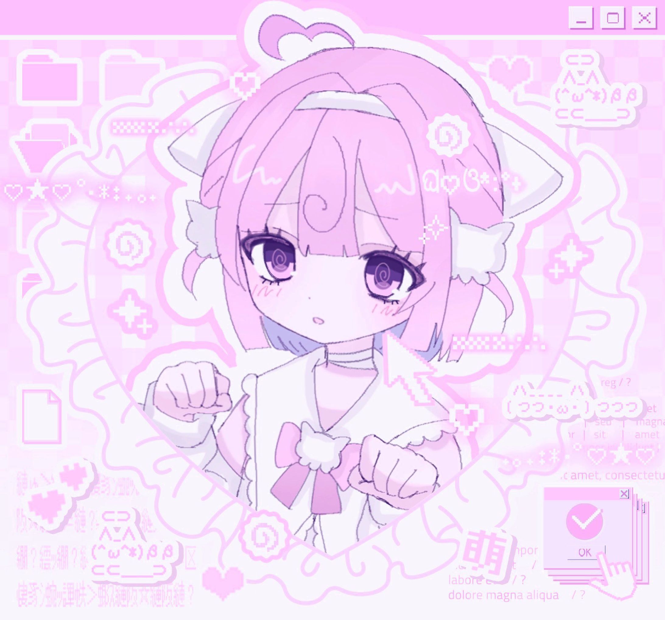 桃寝ちのい様ファンアート-1