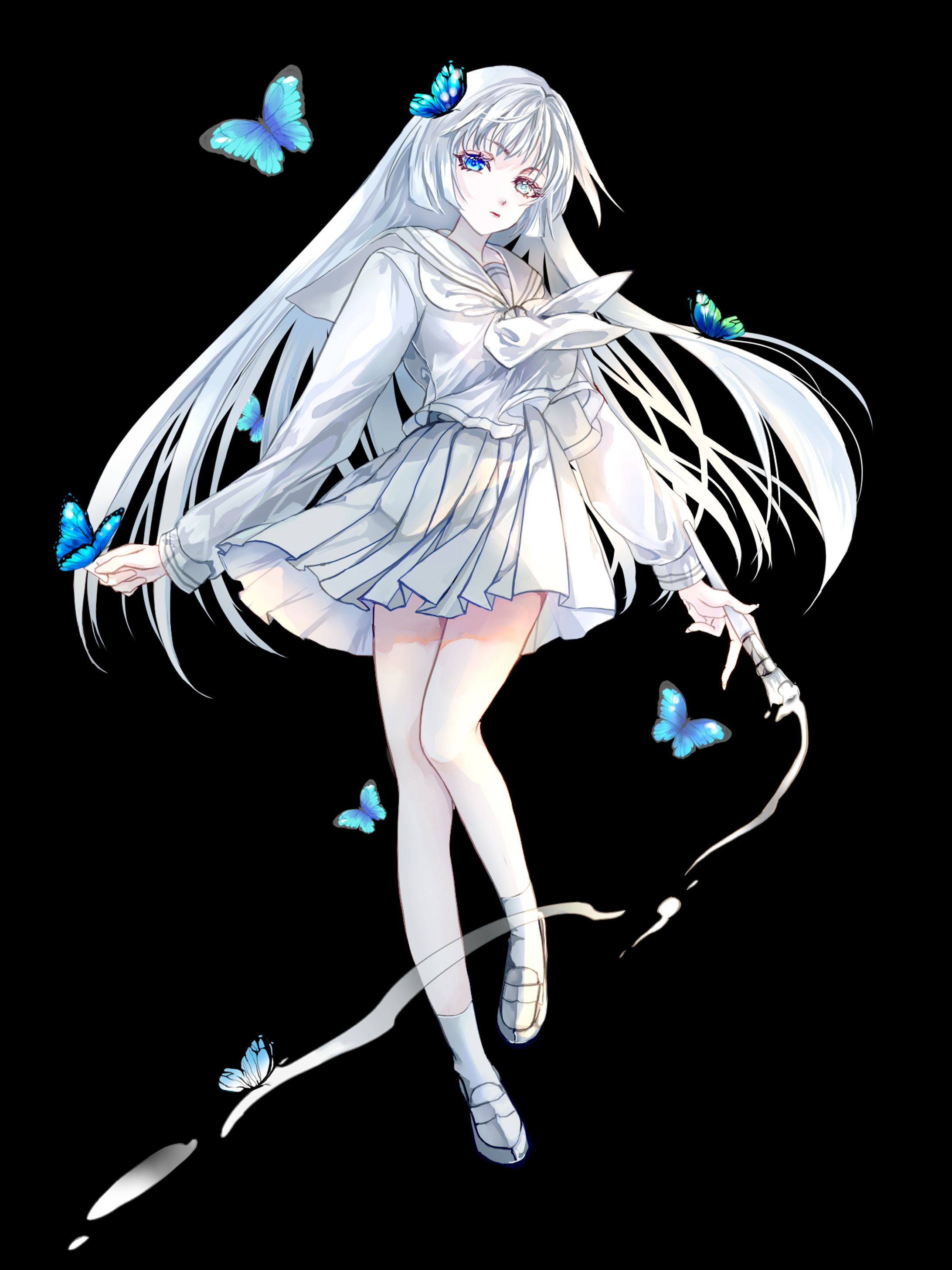 TW7 EXcard セーラー服白い少女-1