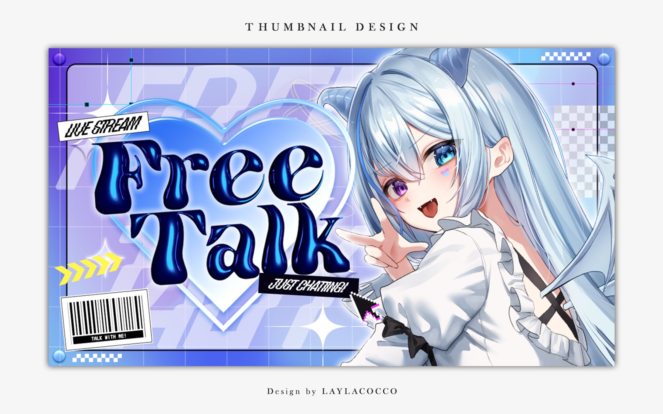 THUMBNAIL DESIGN / COCCO PALLET (model:川田ゆゆら)-1