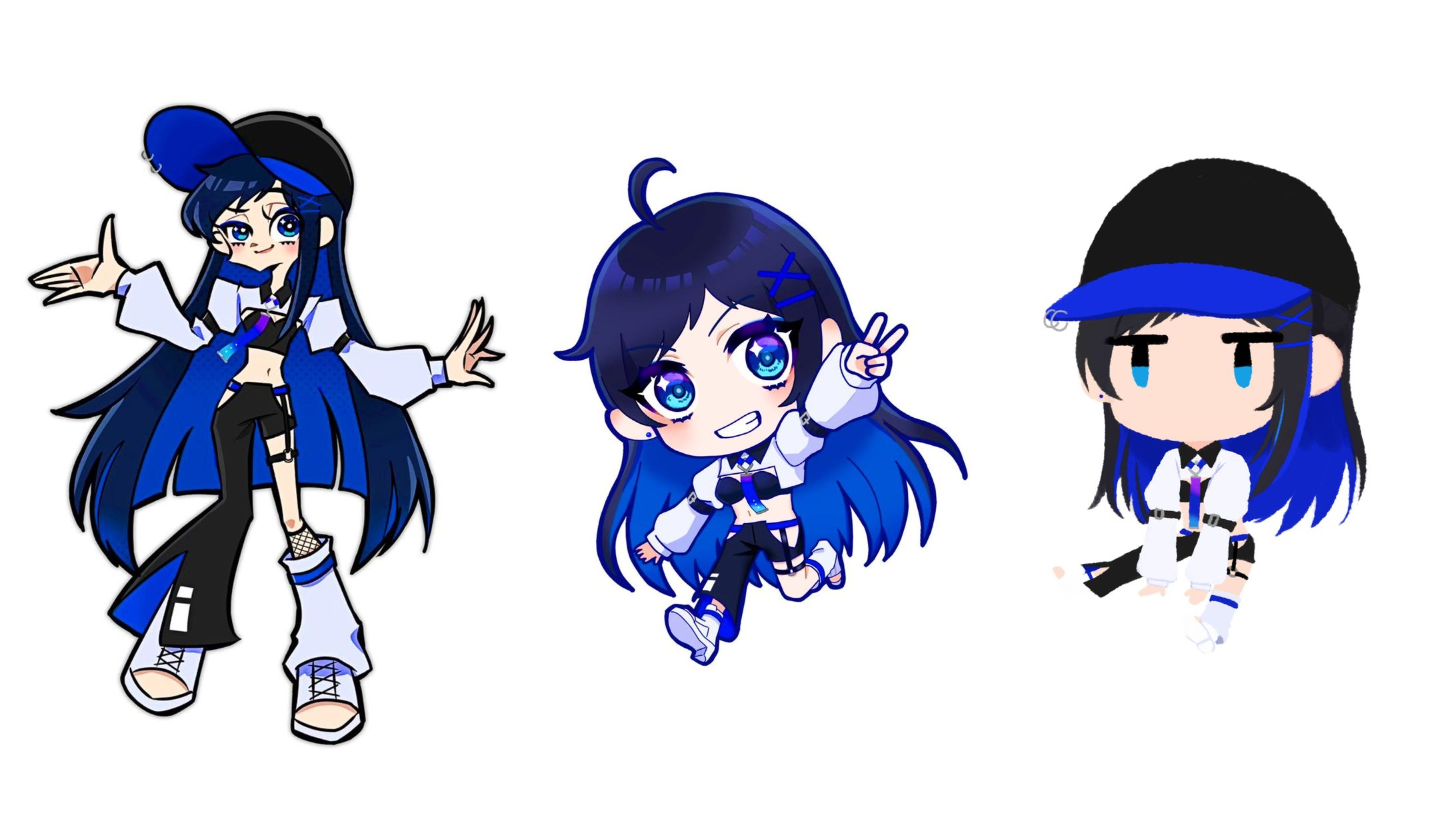 自主制作　デフォルメキャライラスト-1