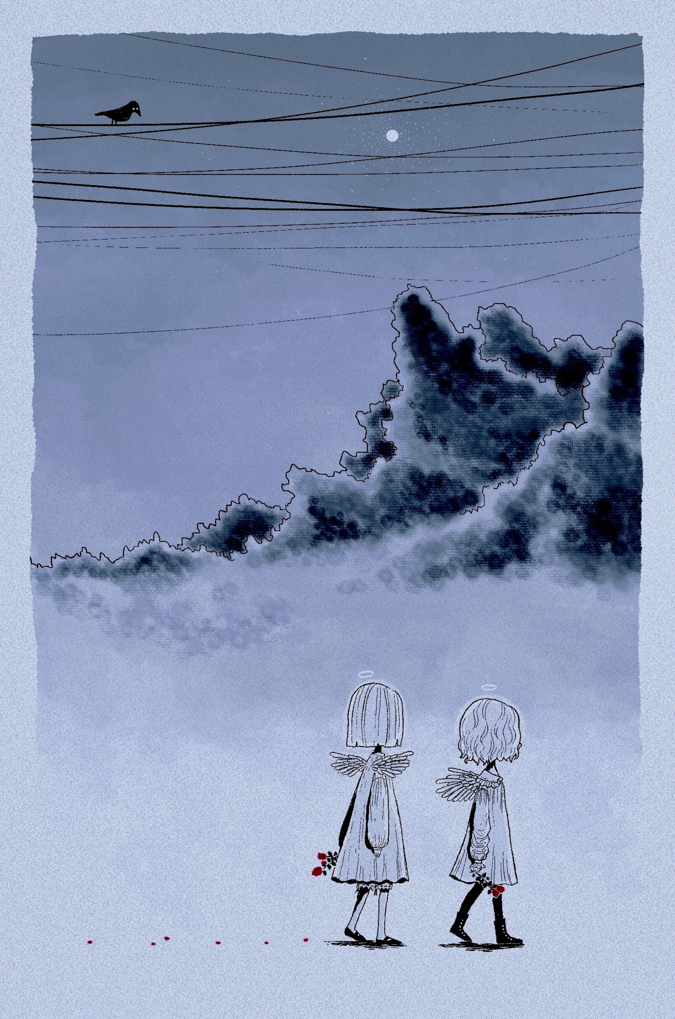 夜のお出かけ（night walk）-1