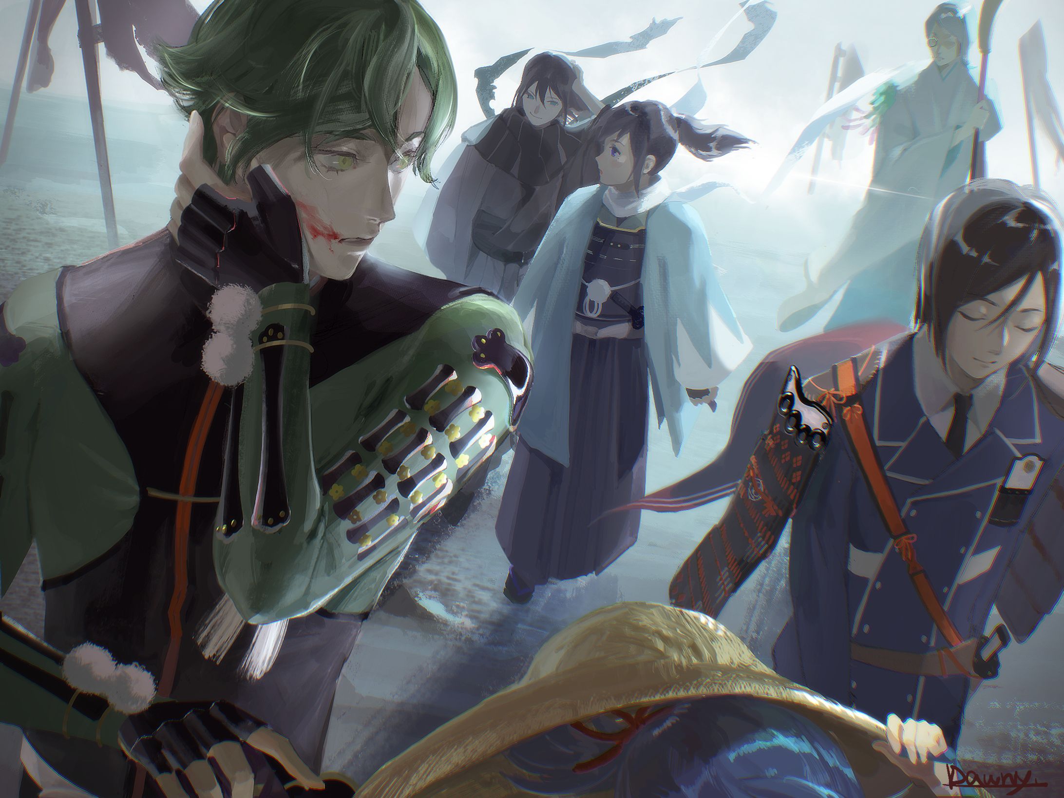 鶯丸　戦場(二次創作)-1