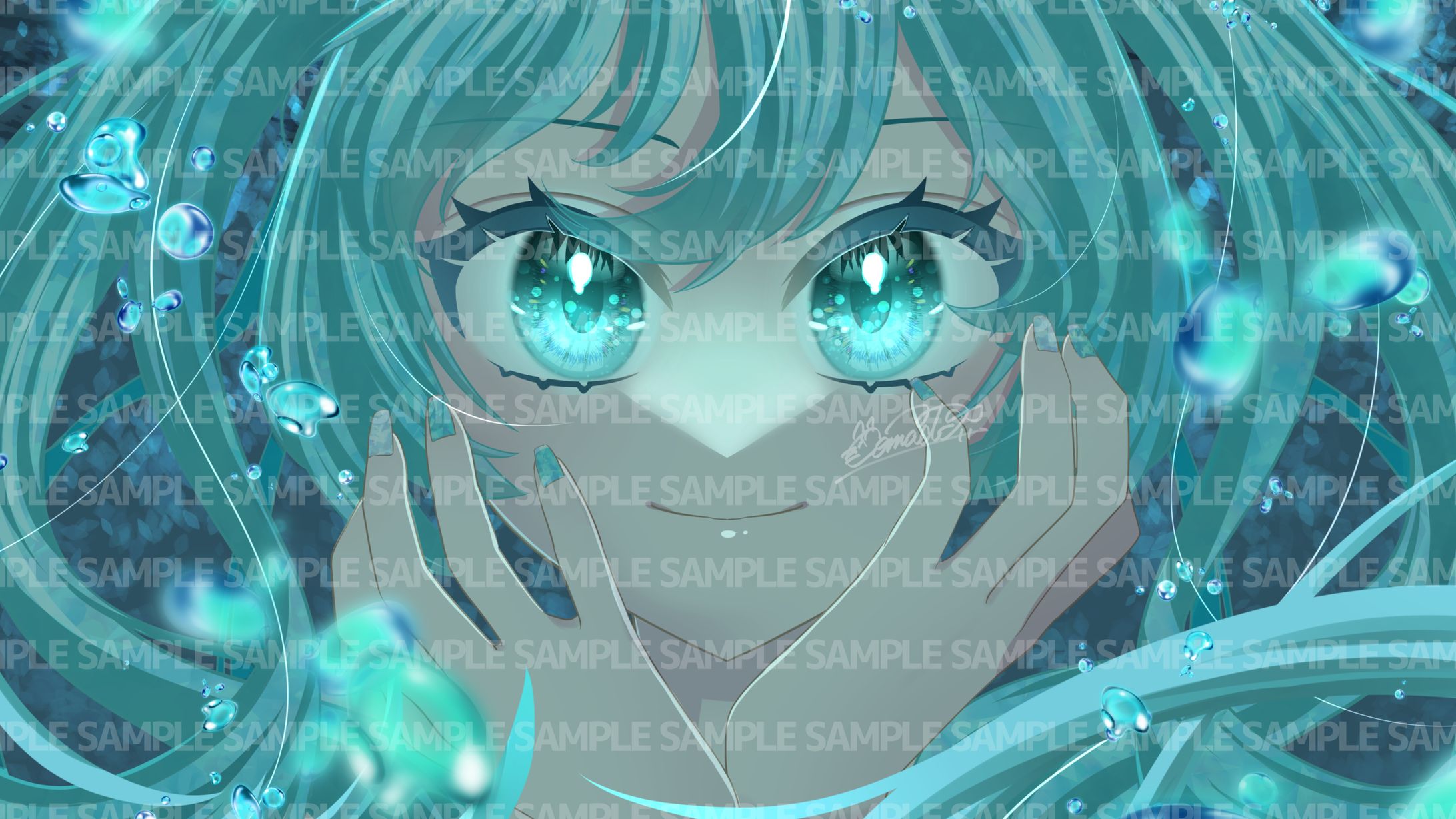 1枚絵・初音ミク-1
