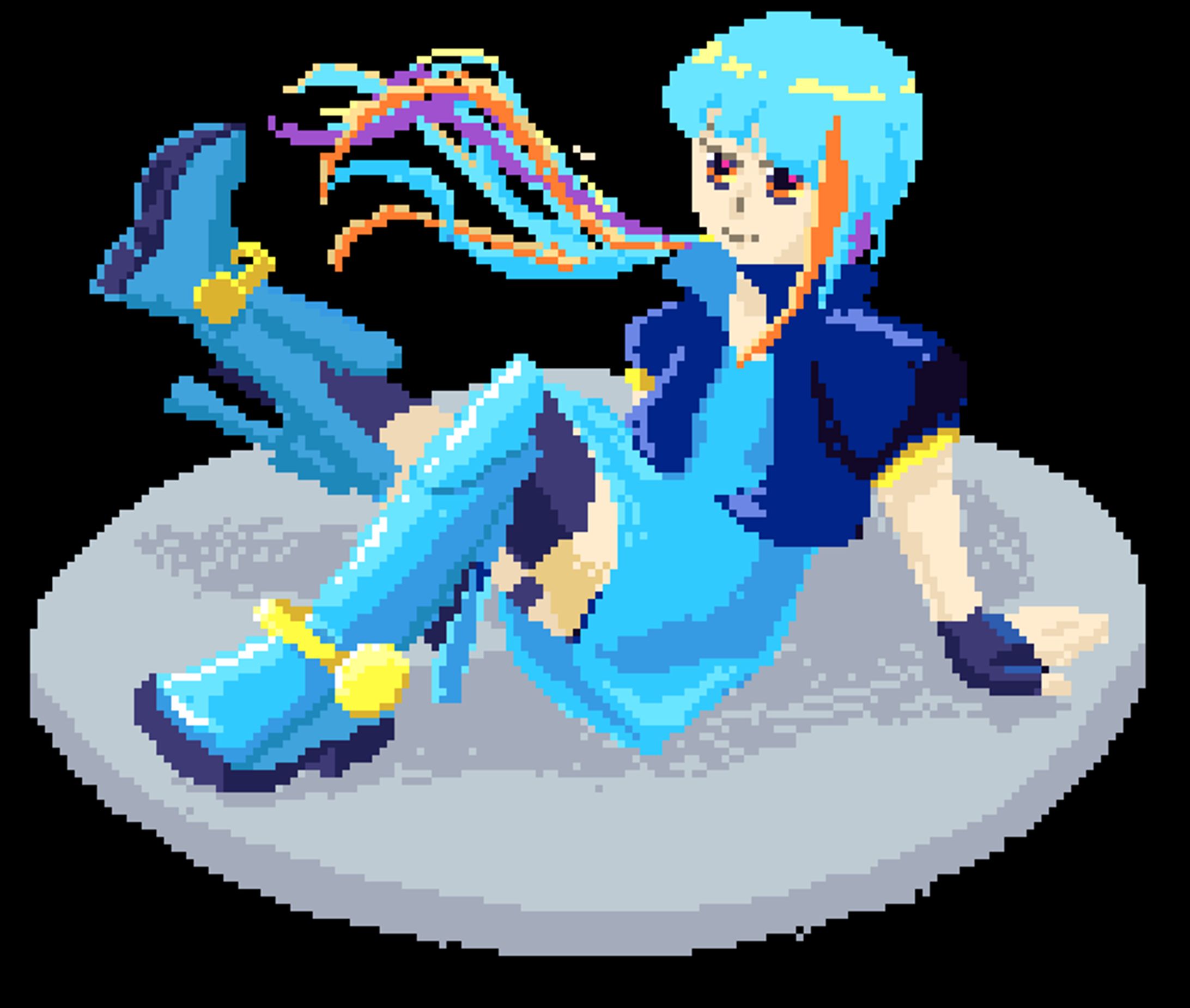 カラードット絵-1