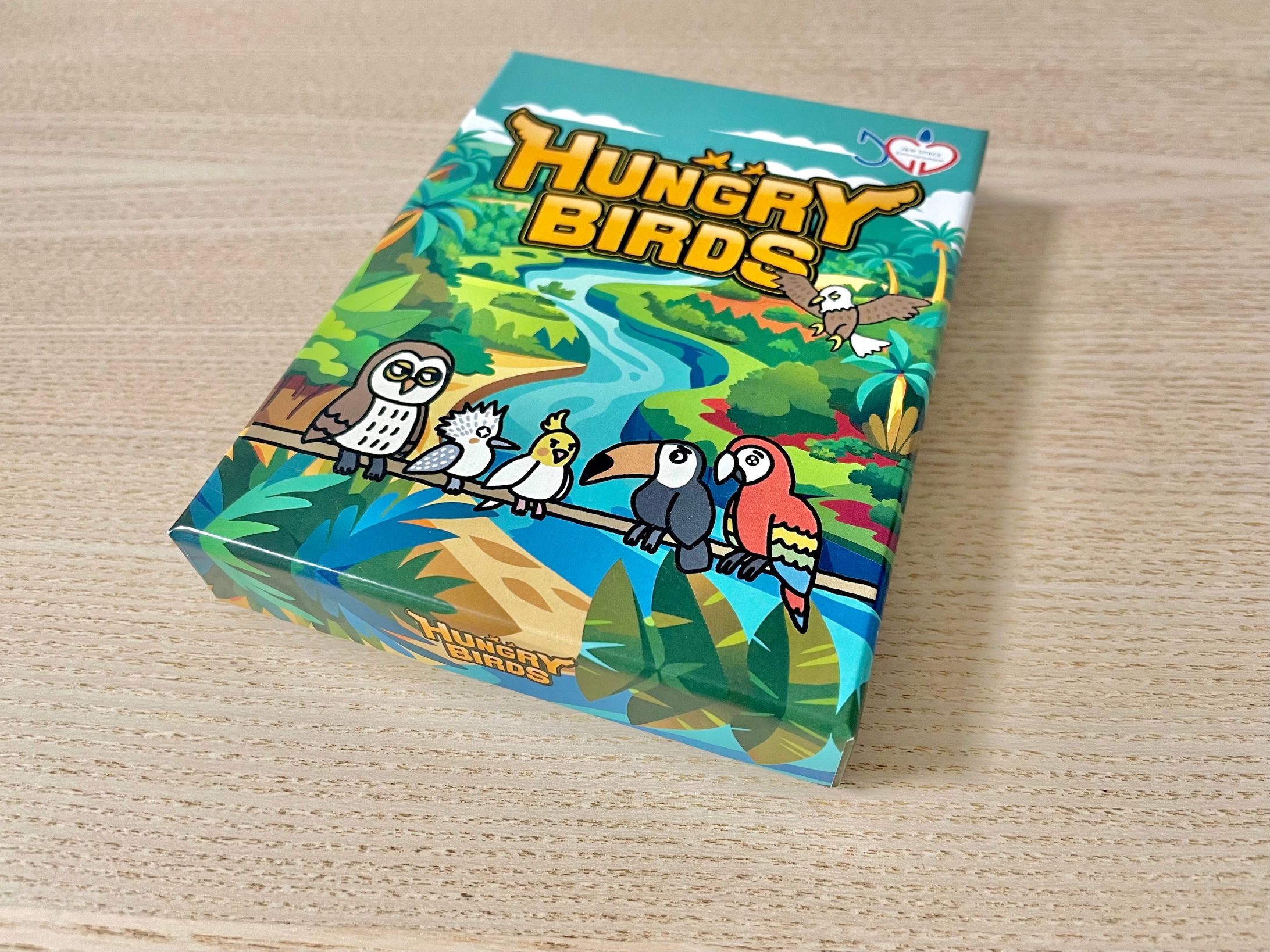 ボードゲーム『HUNGRY BIRDS』鳥イラスト-1