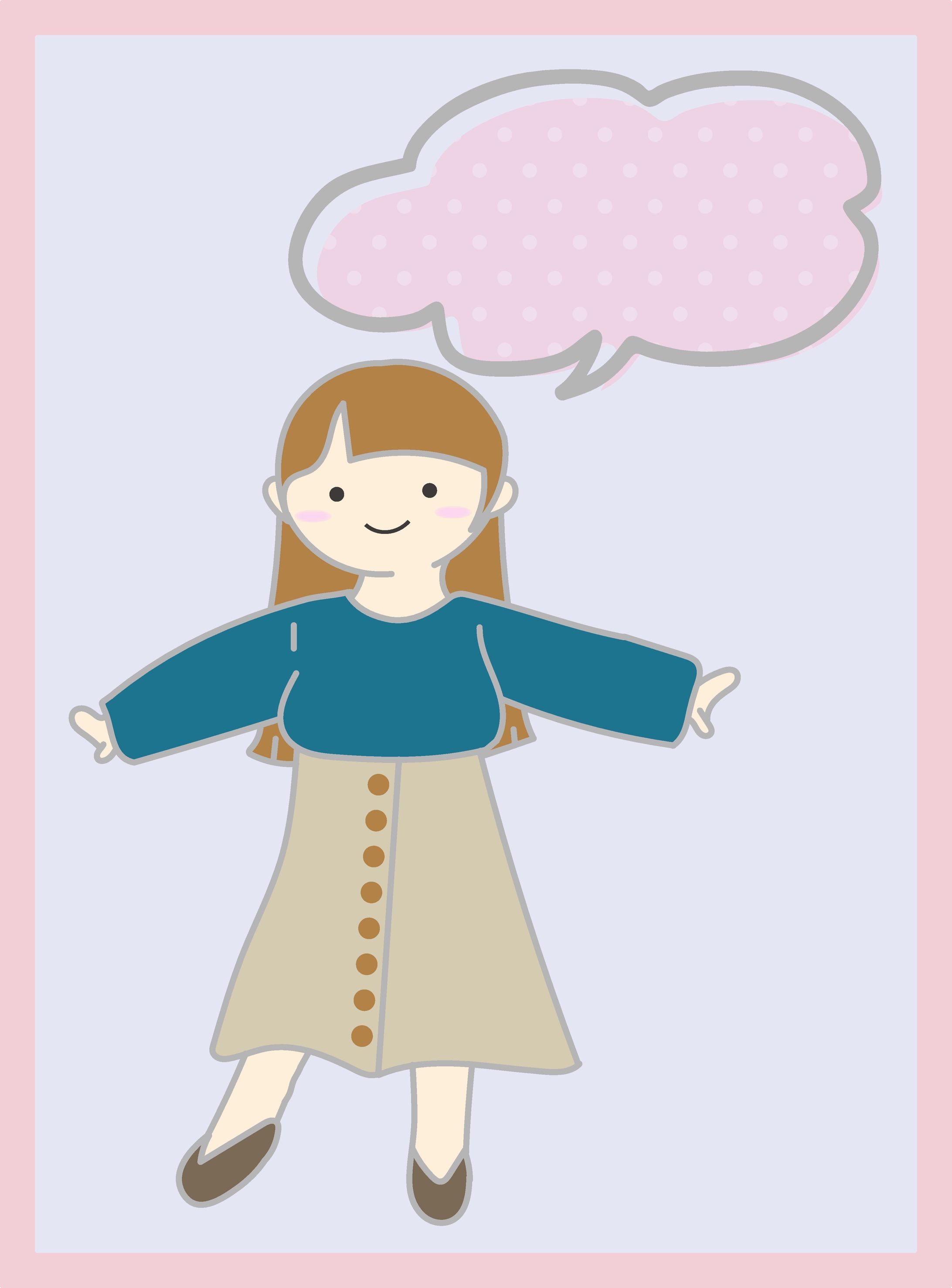 女の子カード風_1-1